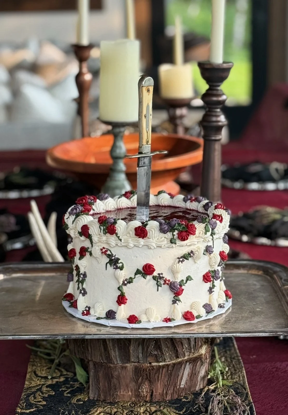 Medival theme birthday cake