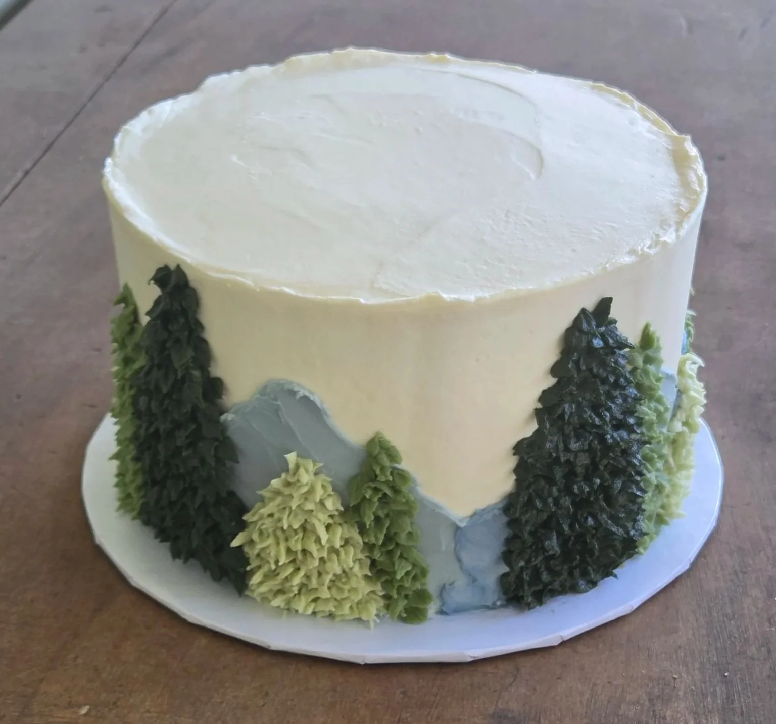Trees and mountains