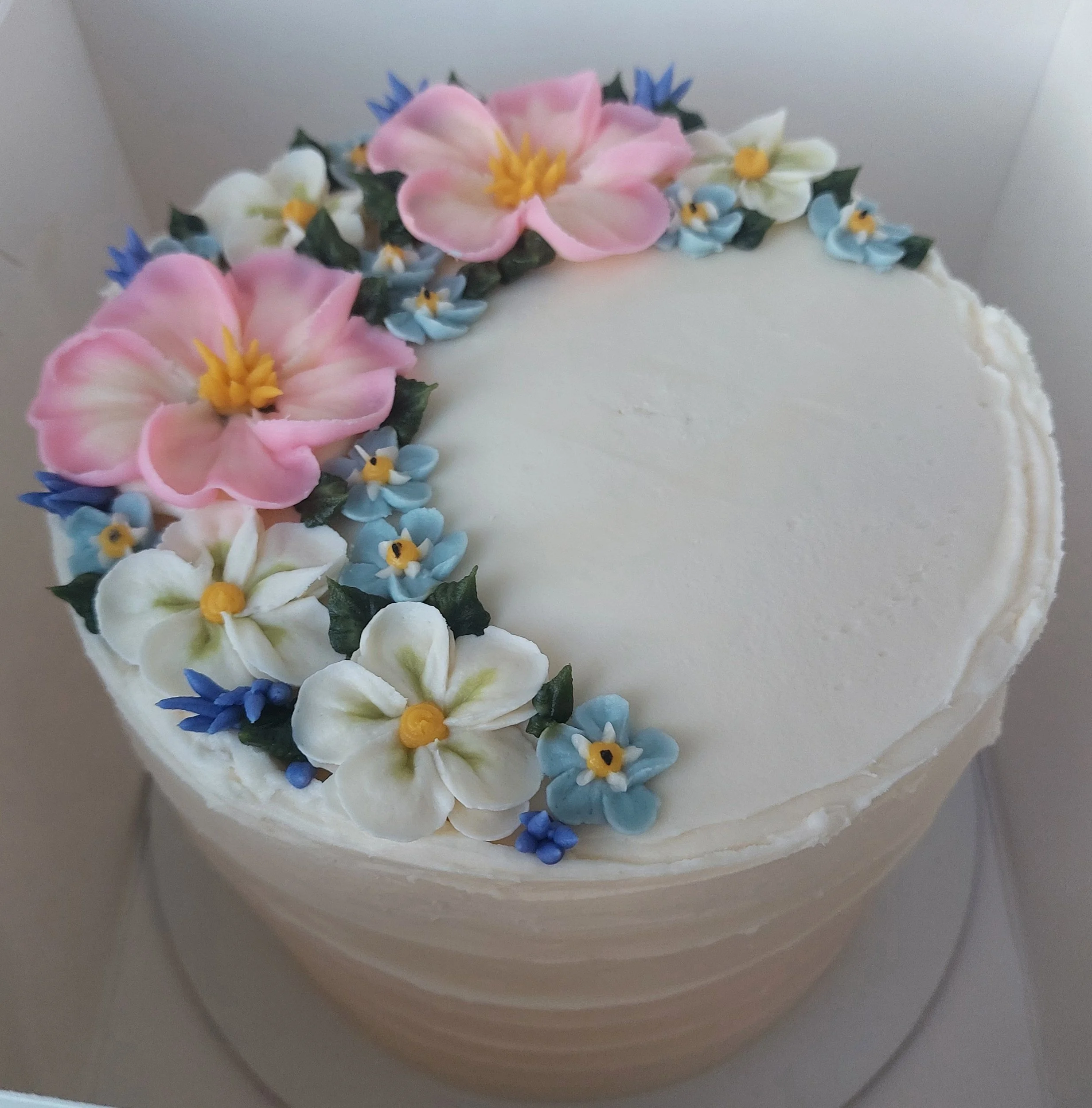 Montana wildflower cake