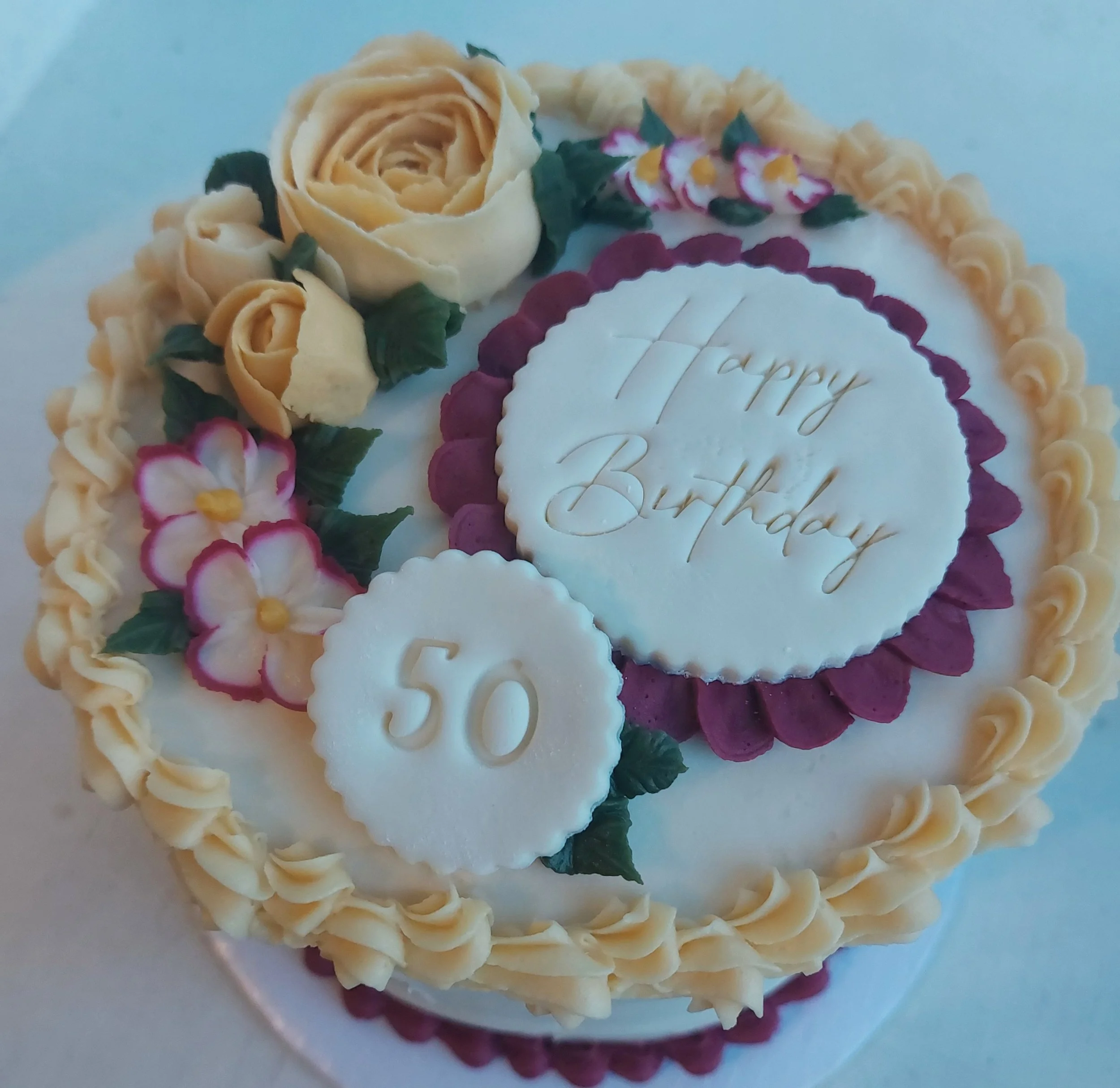 50th birthday cake in Big Sky montana