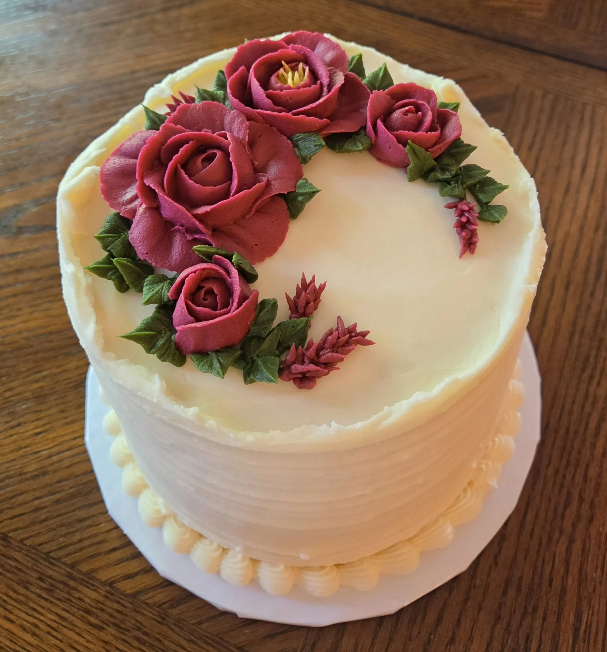 Birthday cake vanilla buttercream 
