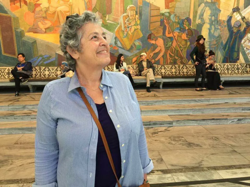 Sharman Stein smiles in Oslo City Hall