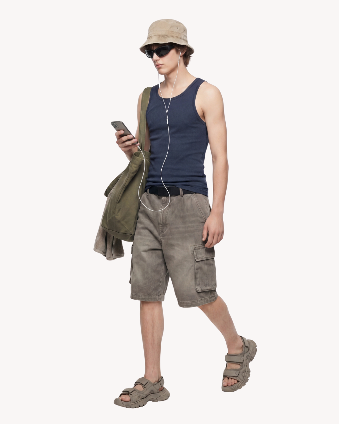 Ribbed Tank Top Navy (2).png