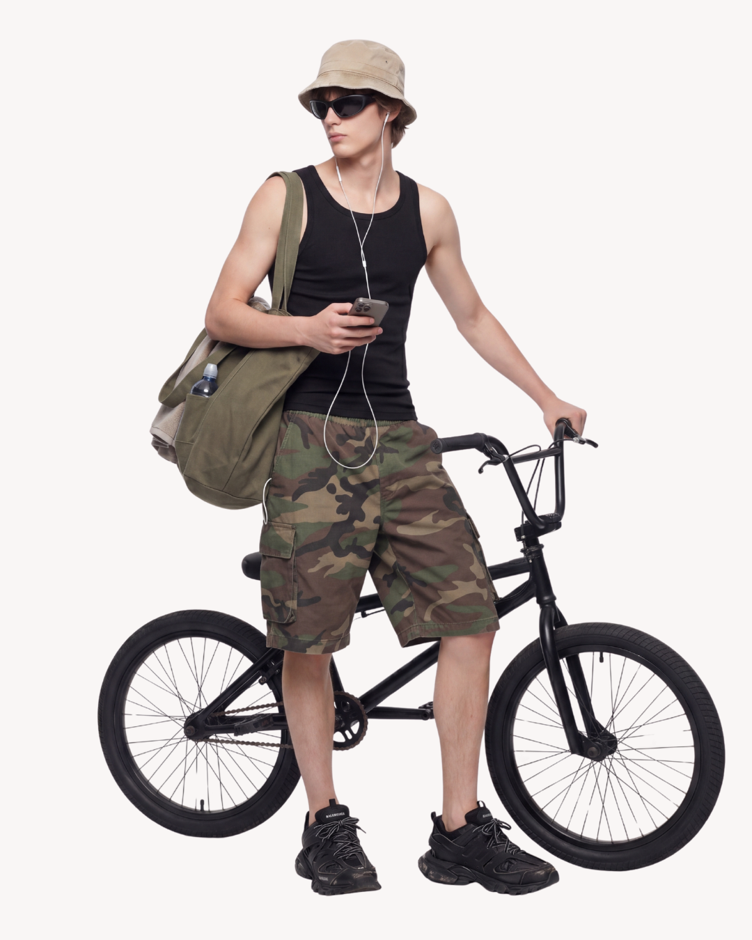 Slim Fit Ribbed Tank Top In Black - Unisex (1).png