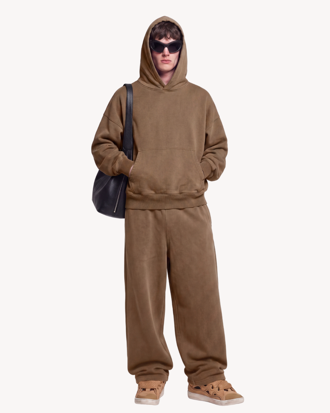 Heavyweight Baggy Fit Vintage Wash Sunfaded Sweatpants In Umber - Unisex (1).png