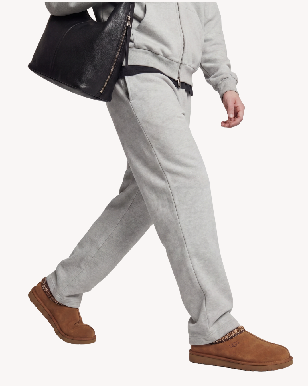Ultra-Heavyweight Straight Leg Sweatpants In Gray (860 GSM)  - Unisex