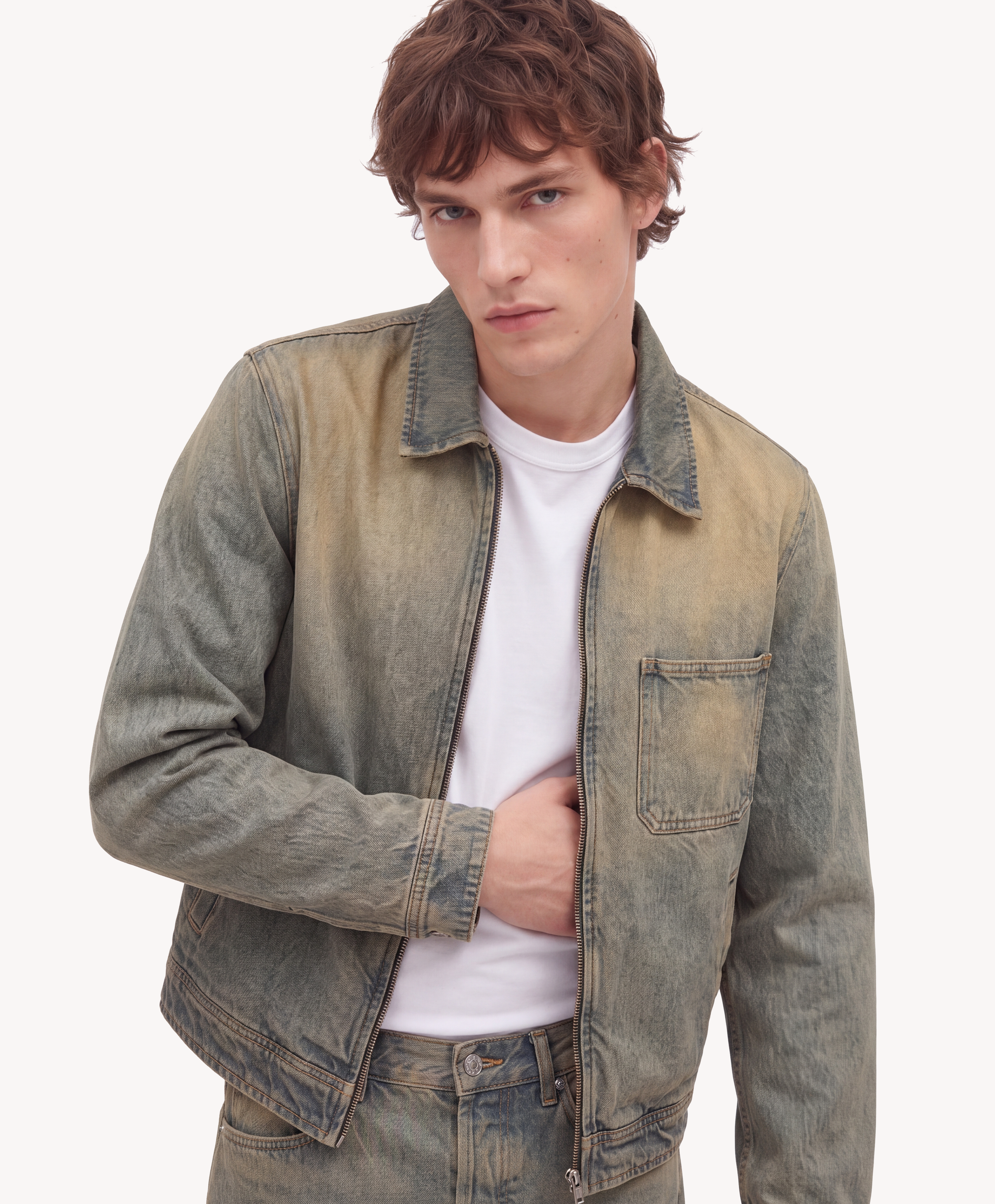 Faded Indigo Denim Jacket - On Model Shot 2.png