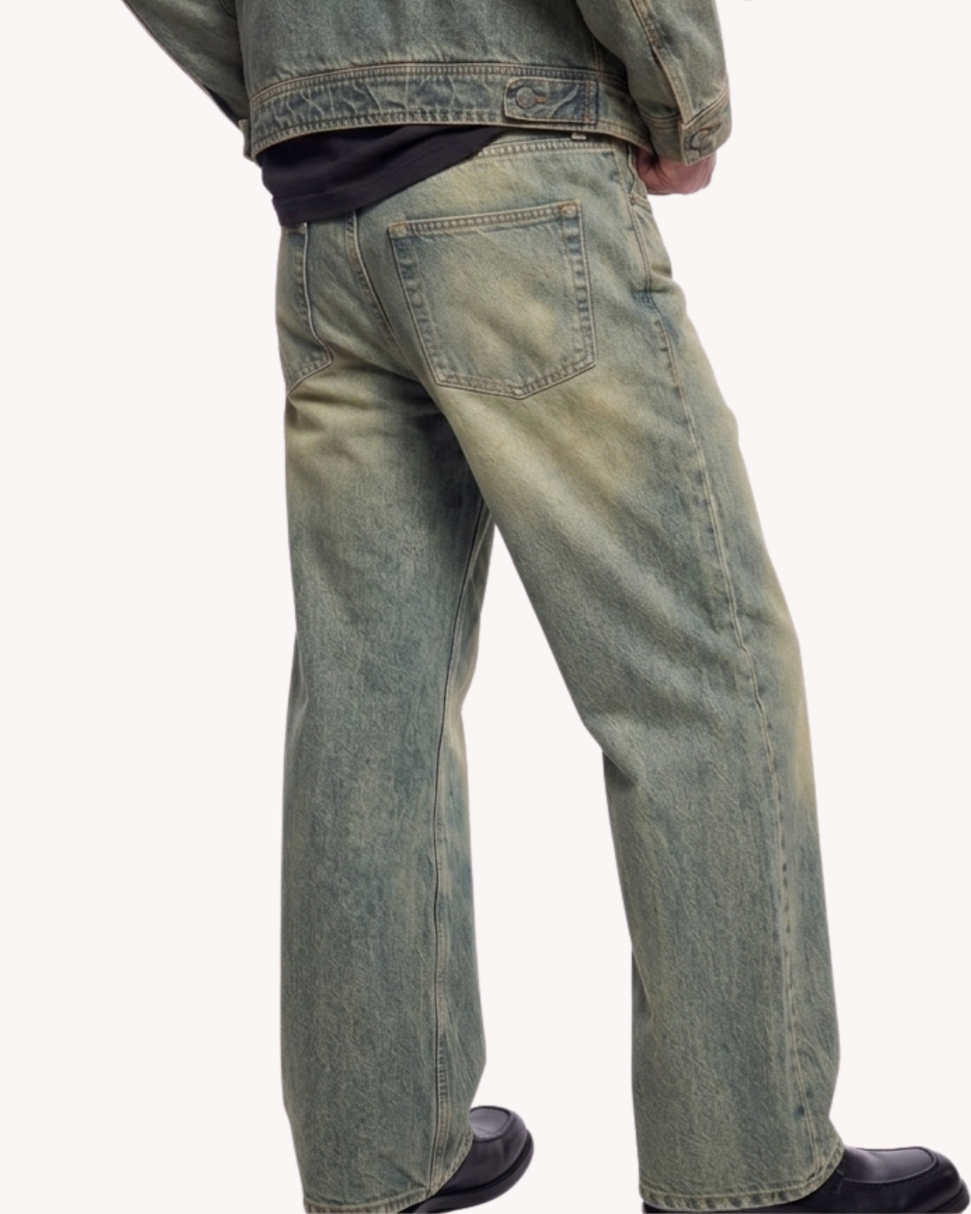 Light indigo Vintage wash denim jeans (1).png