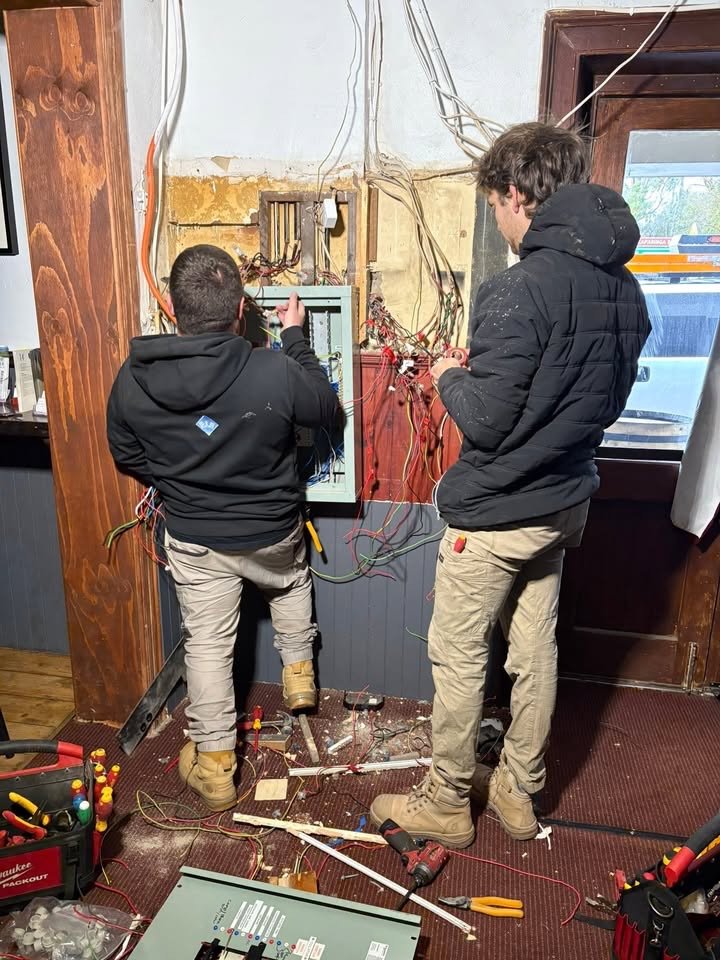 North To South Electrical electricians on the tools