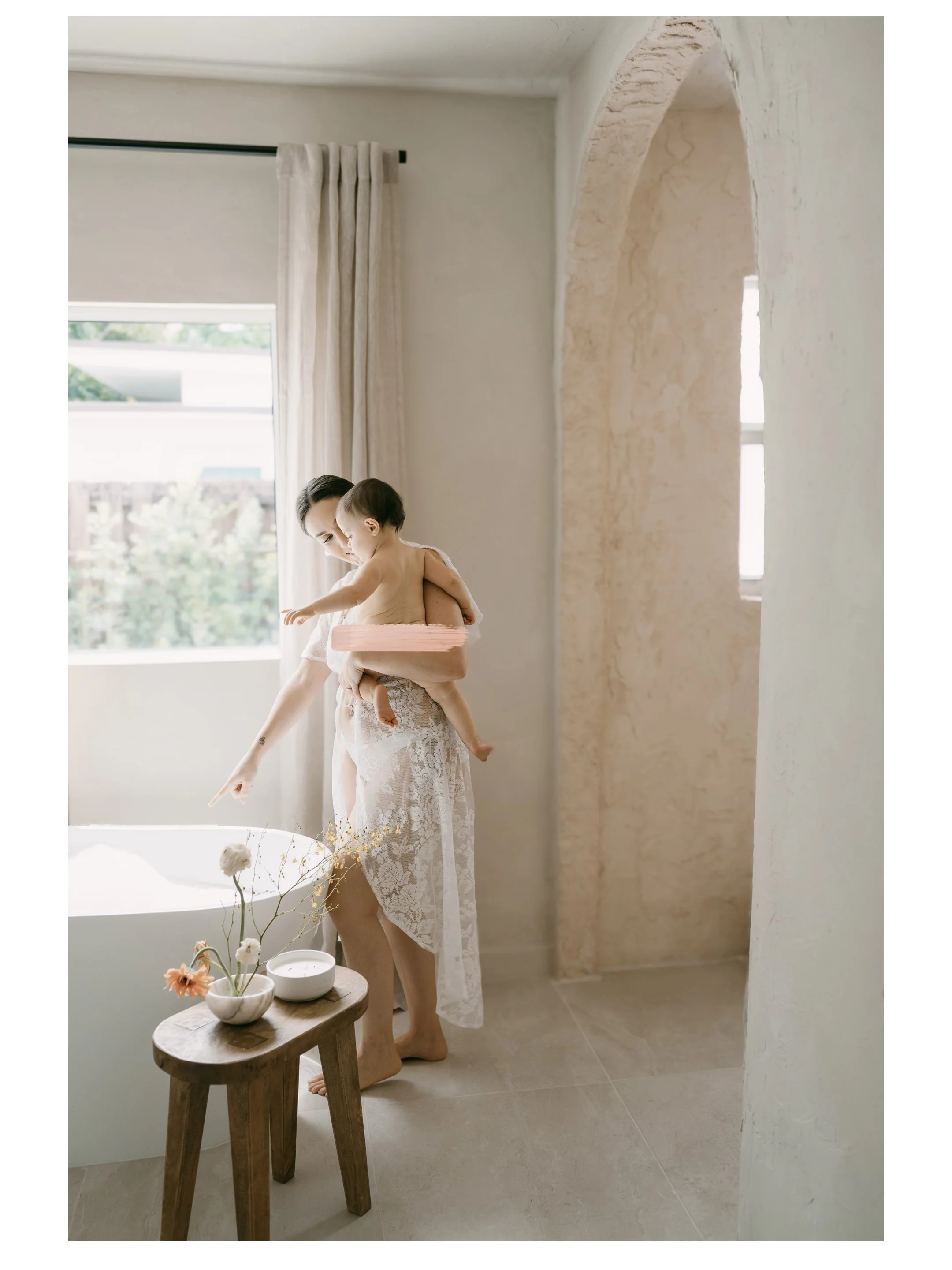 An elevated Mommy &amp; Me Session at Casa Mallorca Miami