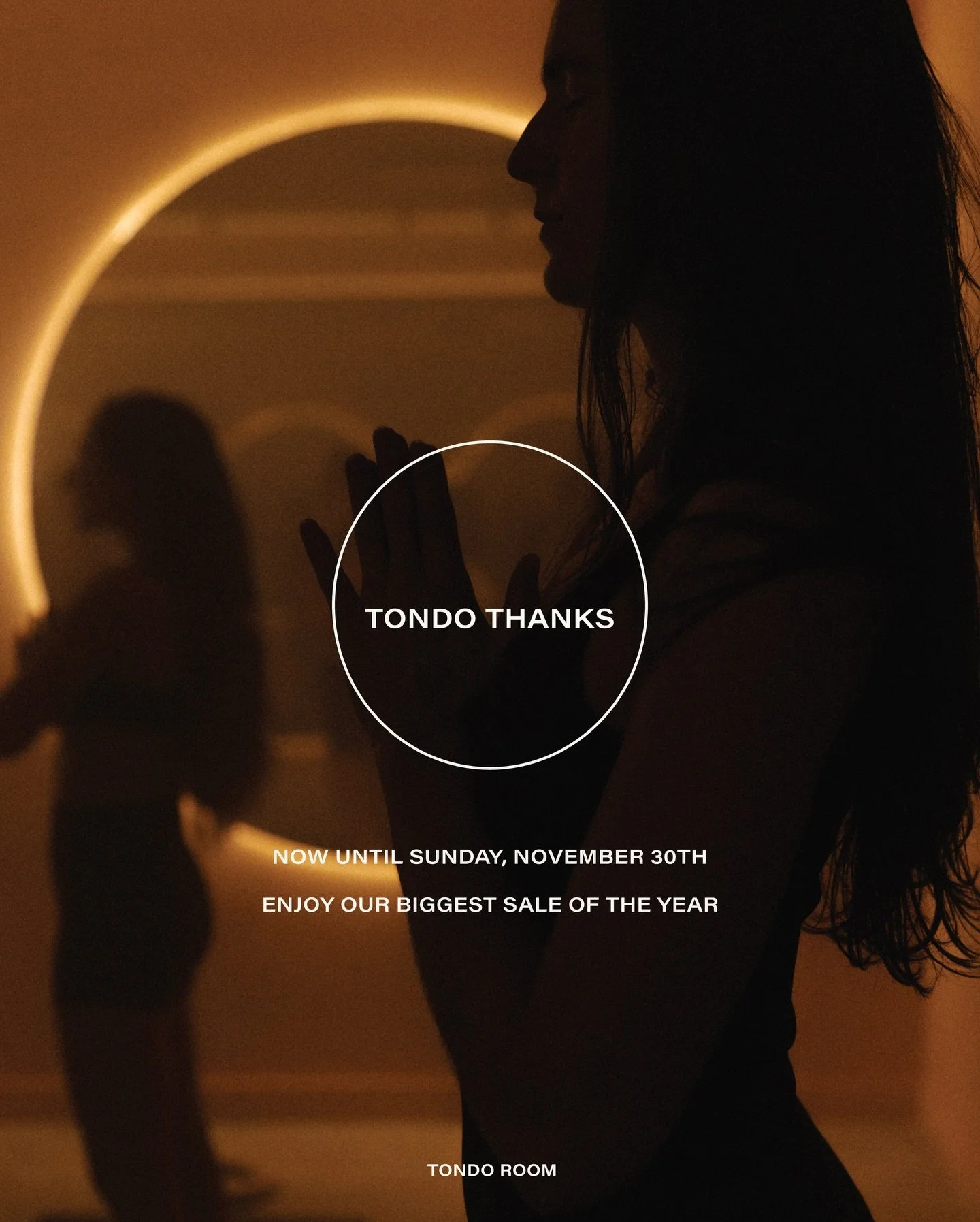 LIVE: Our Thanksgiving sale 🙏 Now through Sunday 11/30. 

❤️&zwj;🔥 10 Classes for $250
❤️&zwj;🔥 20 Classes for $450

Purchase through our website, the @mindbody App or in studio. 

Questions? Call us or email connect@tondoroom.com 🌞