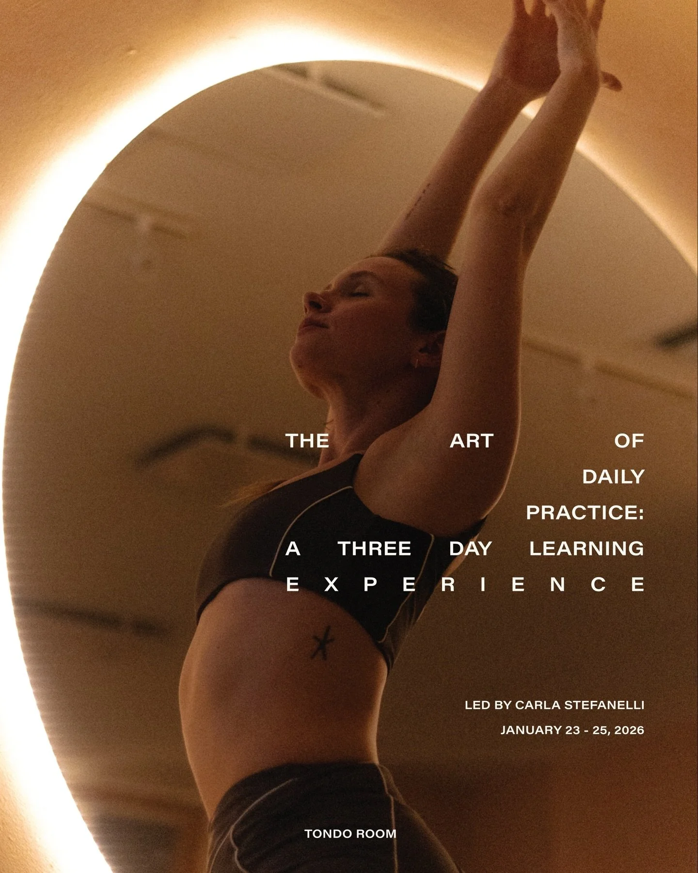 Meet us in the room for our first Tondo Learning Experience 🌞 led by your Tondo Teacher @carla.inmotion .

A three day immersive experience to develop a deeper understanding and connection to your daily practice. ✨ This is for you if you&rsquo;re ne