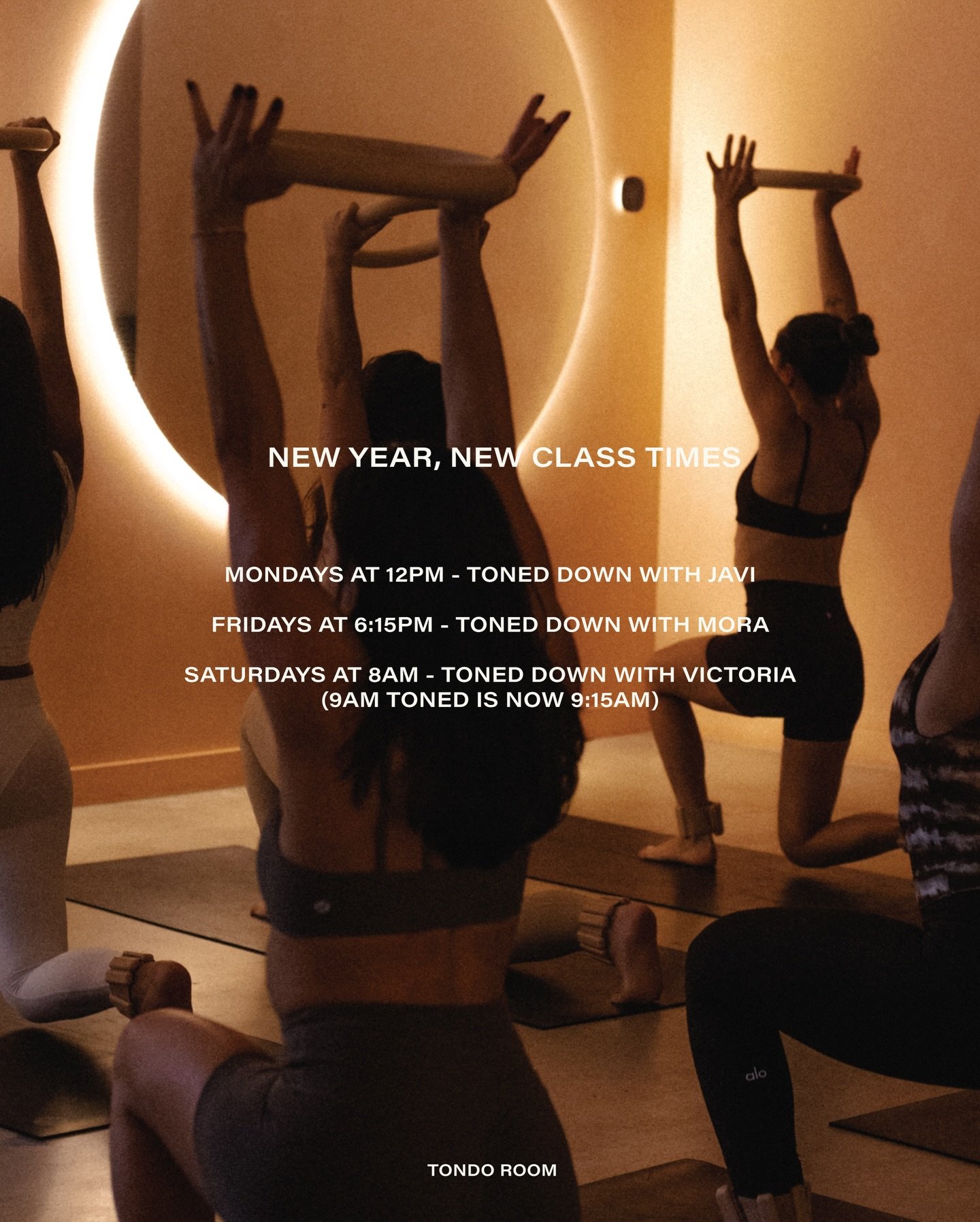 You asked, we listened ✨ 

Thank you for being part of our community and being patient with our building Waitlists. We have added some additional class with our signature Toned classes - on the down vibe. Book now on Mindbody. ❤️&zwj;🔥

New classes 