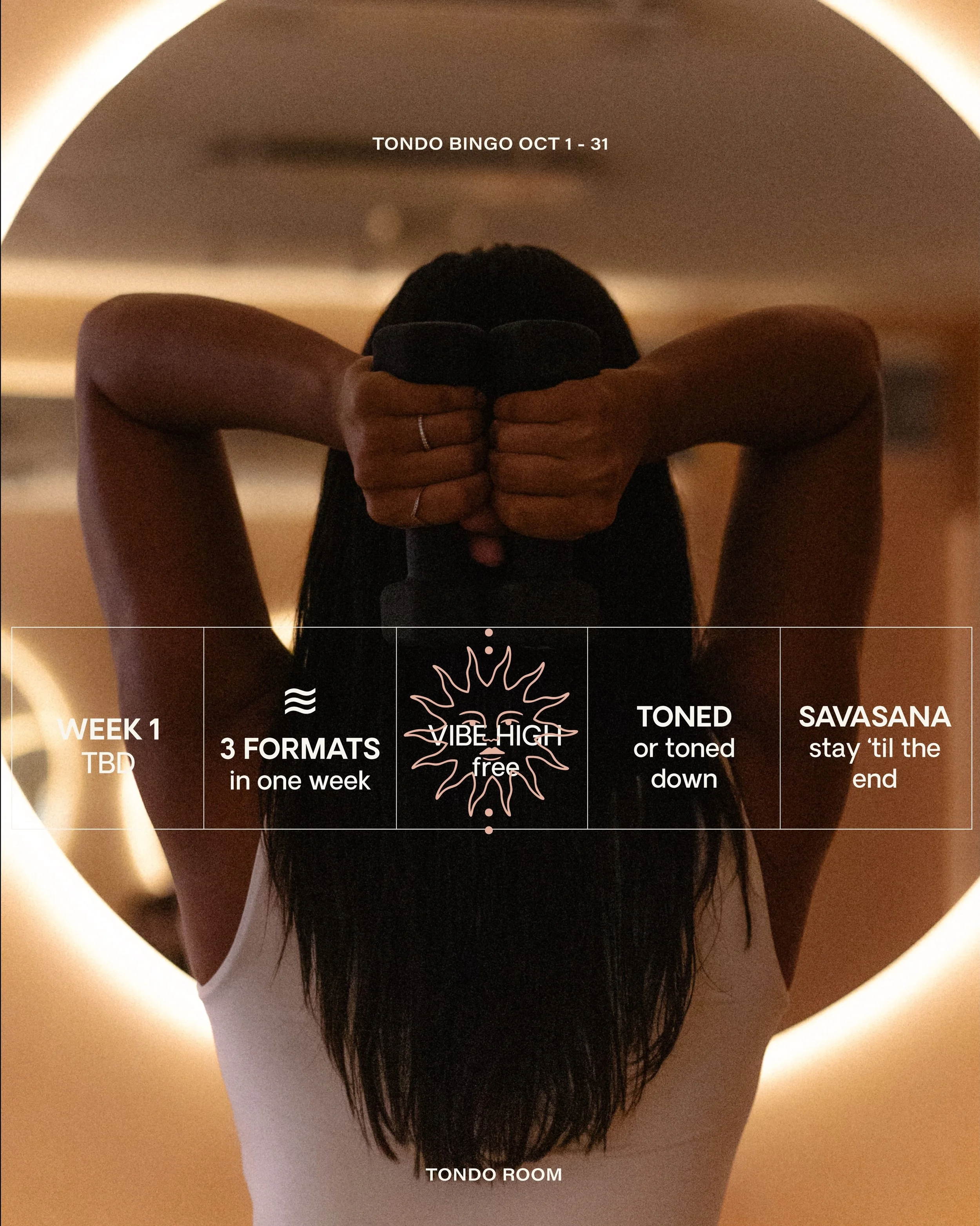 Kicking off a new month of movement with a Tondo challenge ❤️&zwj;🔥

Grab your card in the room today, try something new and play to win! We&rsquo;ll be unveiling prizes soon 🌞

#keybiscayne #heatedmat #hotyoga #hotpilates #miami