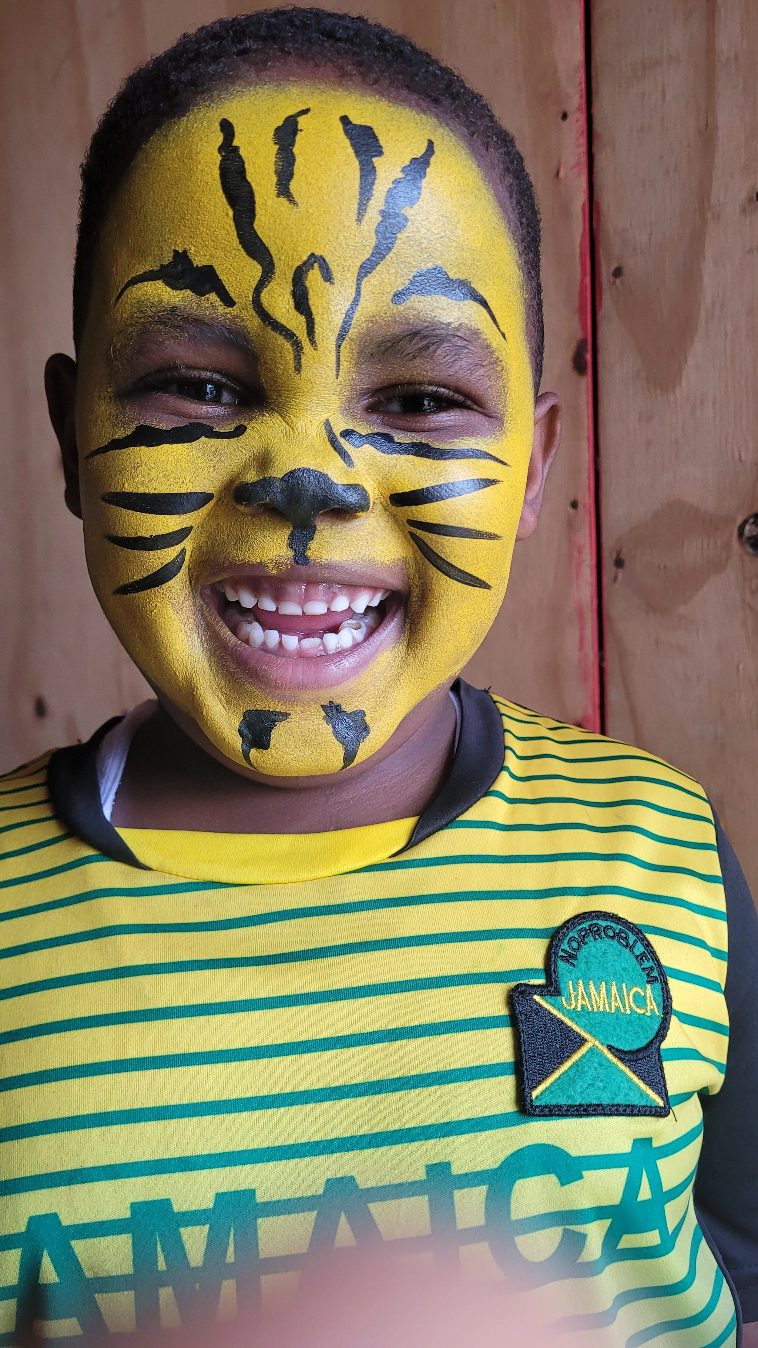 face painting @ PBS' jamaica day 2025