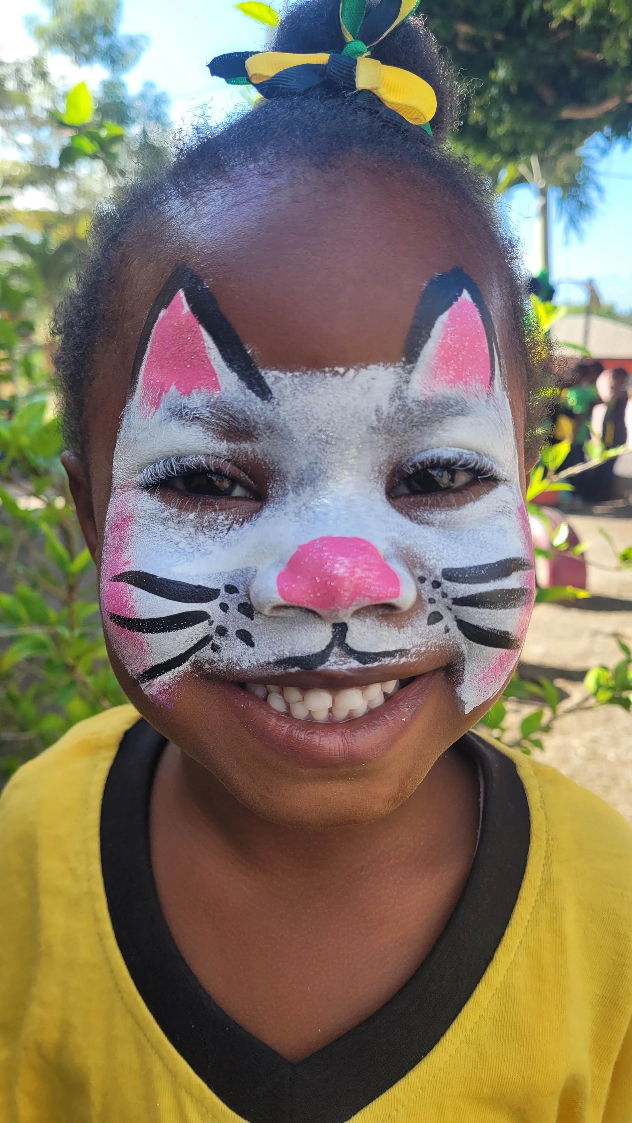 face painting @ PBS' jamaica day 2025