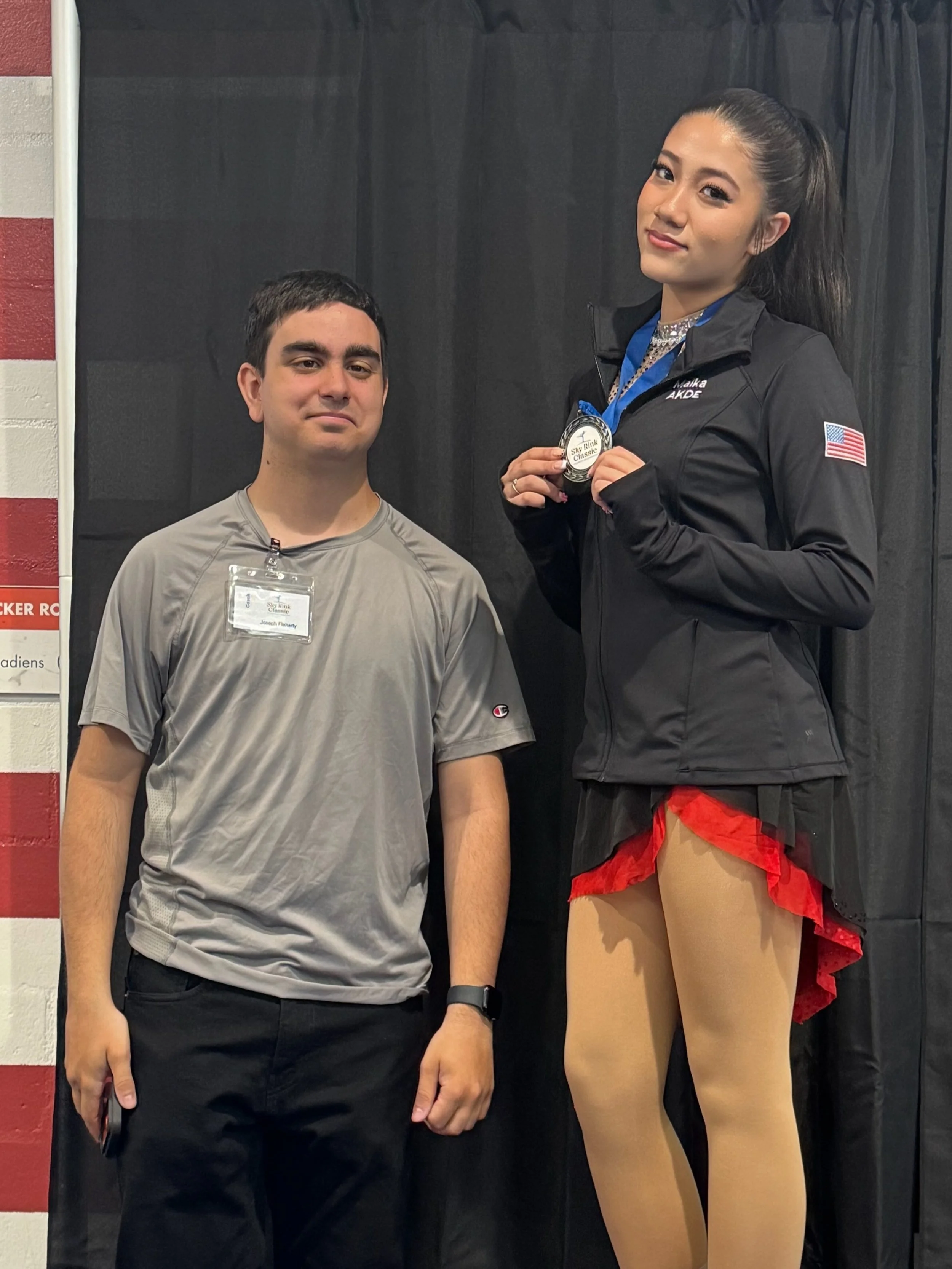 Congratulations to Maika on medaling @ The Sky Rink Classic. You got this one in the bag! 🥈