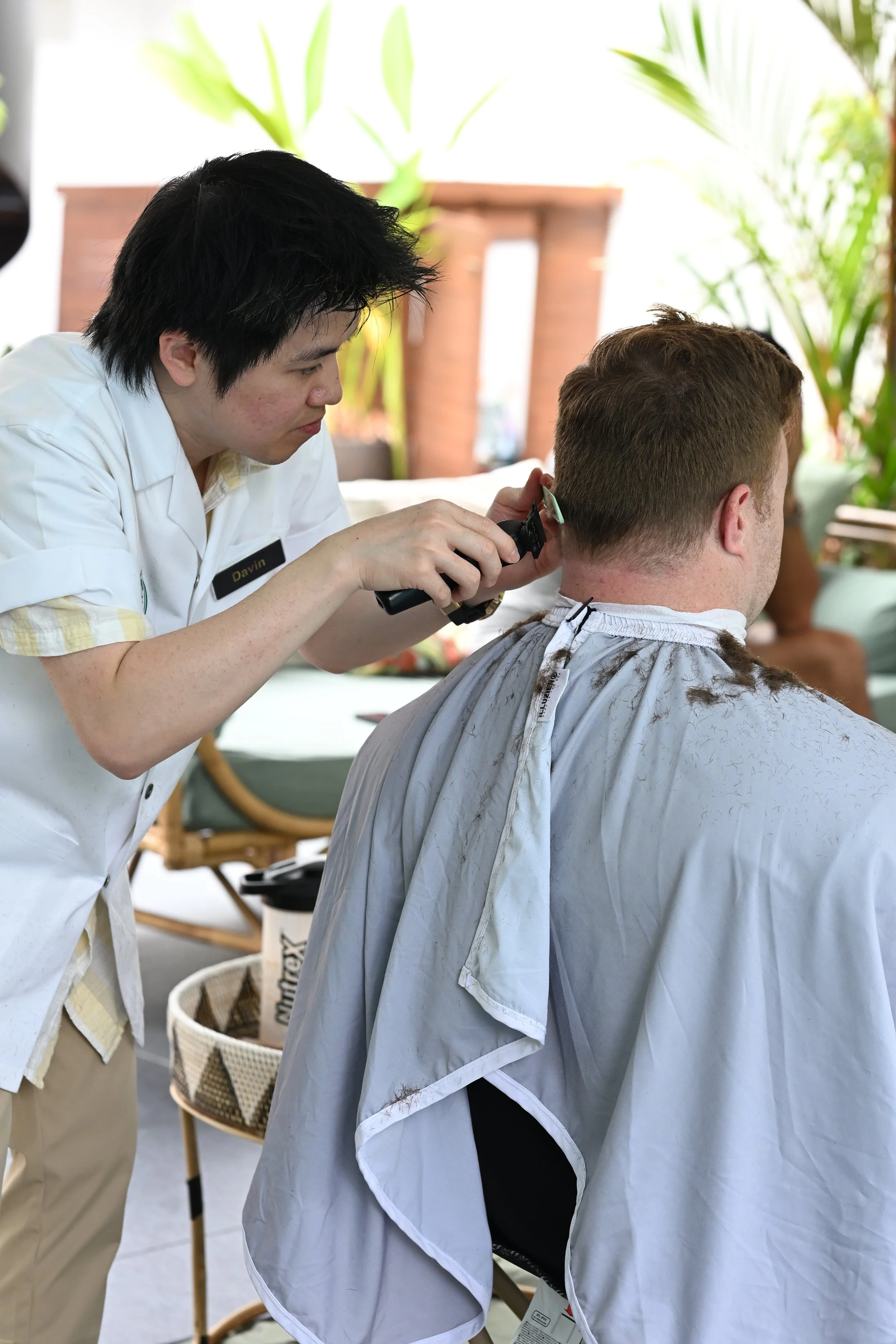 Private grooming at landed bungalow house