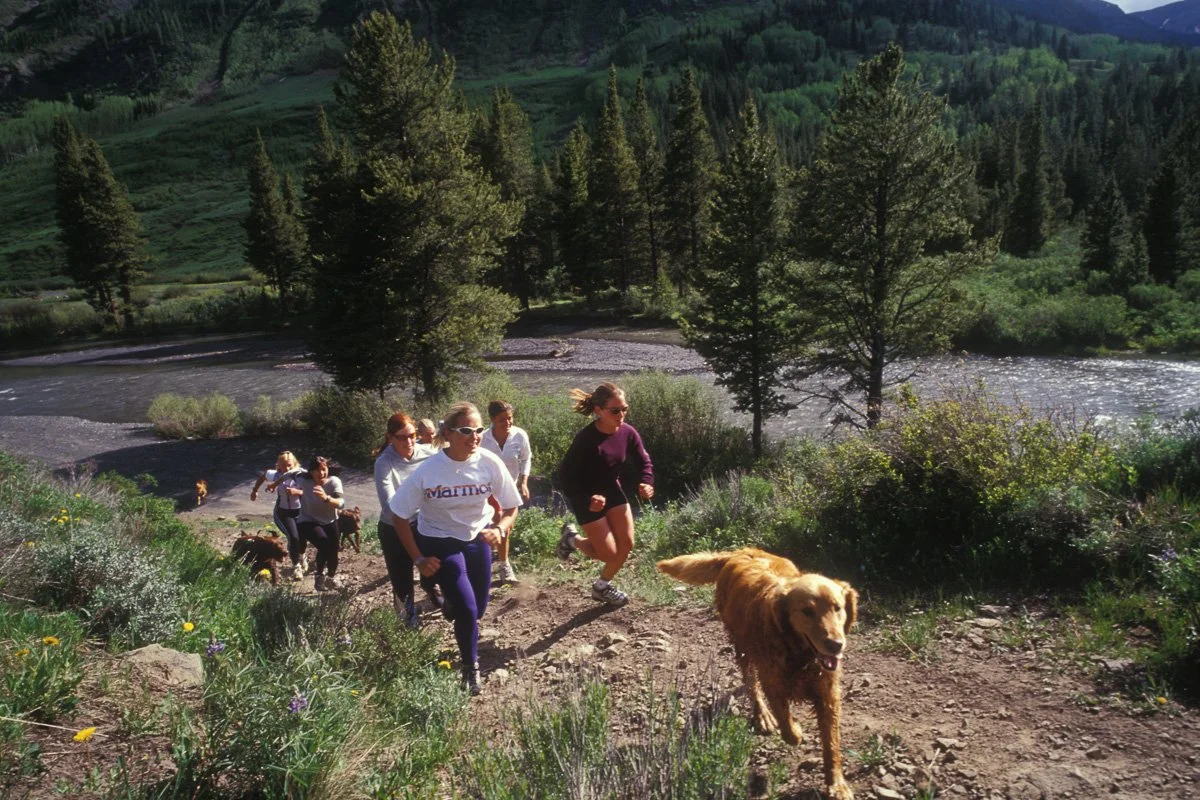 Late-90s: I was in Crested Butte to shoot pictures for an article about Ski Conditioning. The subjects were among the best extreme skiers of the day: Wendy Fisher, Kasha Rigby, Alison Gannett, Heather Paul and a couple of others whose names escape me