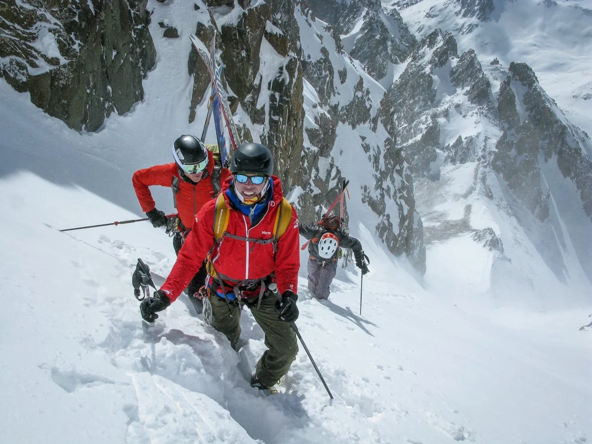 April 2013: Mike Alkaitis, Vince Anderson and Dave Ahrens just below the summit of Mount Sneffels.