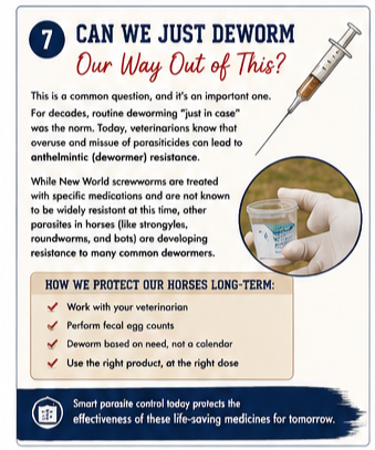 Infographic New World Screwworm Can we Just Deworm Our way out of this