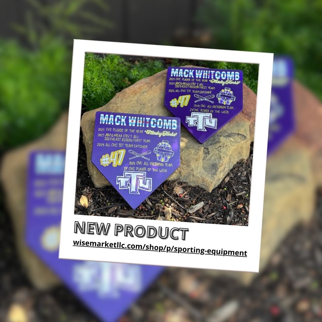 βΎοΈ NEW PRODUCT DROP: Custom Hand-Painted Home Plates! π¨π
Whether you’re celebrating a standout season, thanking a dedicated donor, or looking for a one-of-a-kind gift for your favorite ballplayer—these custom home plates hit it out of