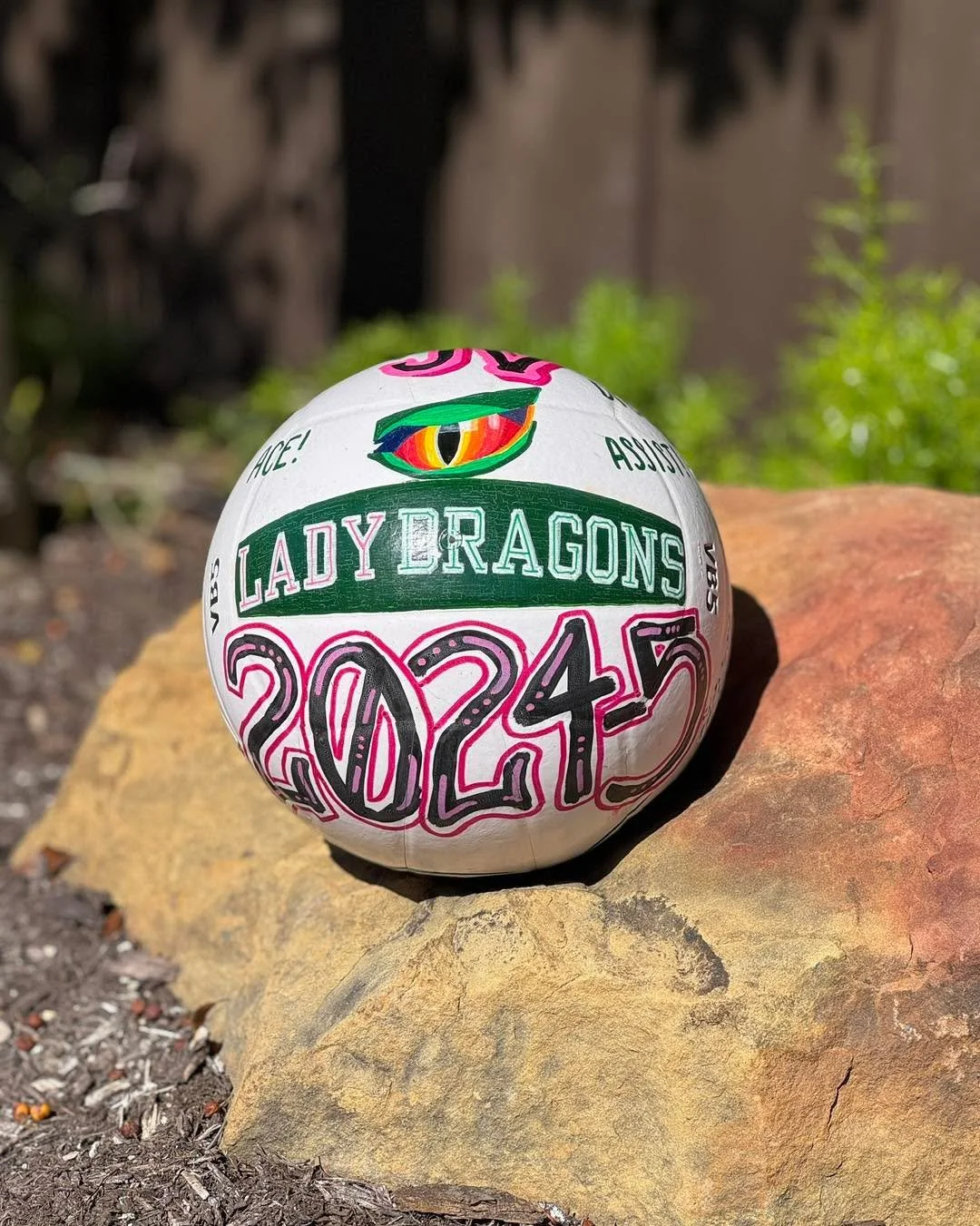 π Big night under the lights for high school volleyball! I had the joy of painting volleyballs for kiddos from both sides of the net — Byron Nelson and Southlake Carroll.
Even more exciting? These talented athletes were featured on the first-