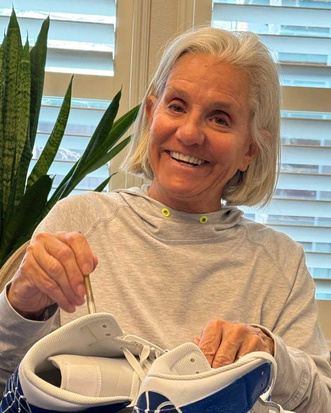 THEY'RE DELIVERED!

14 basketballs.
11 pairs of shoes.
One very tight timeline.

What started as controlled chaos in my foyer is now boxed, wrapped, and out the door.

This one truly took a team. Payton painted backgrounds and traced templates so I c