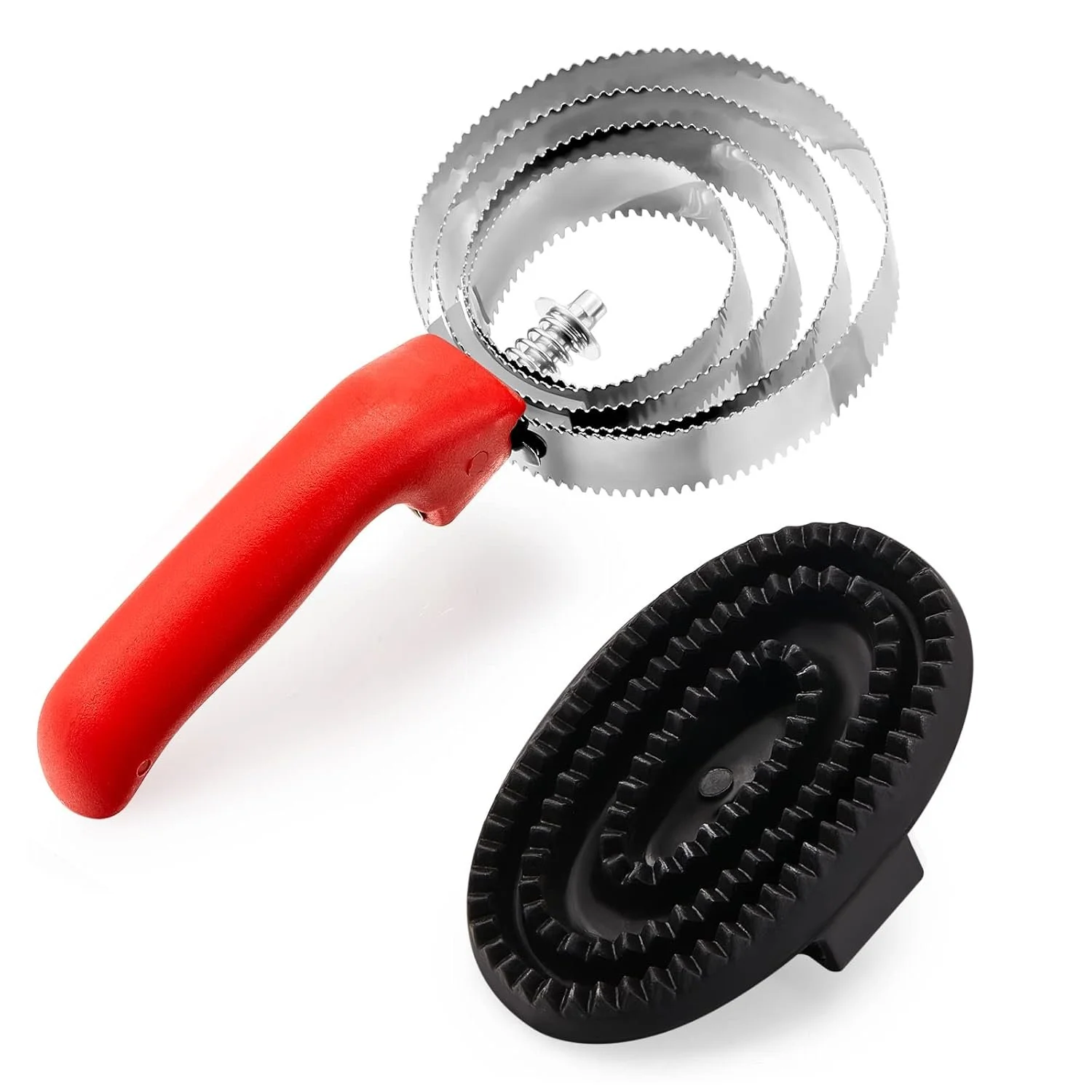 Metal &amp; Rubber Curry Comb