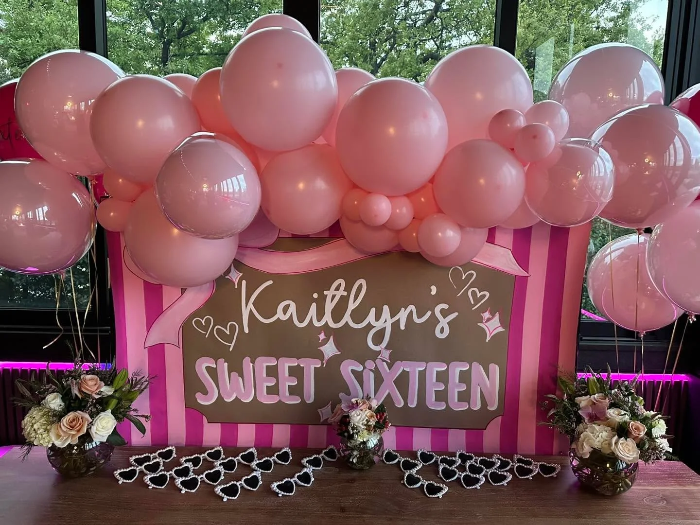 Big bow energy&hellip; but make it a full moment 🎀

This Sweet 16 banner went from concept to centerpiece, and seeing it as the backdrop to such a beautiful celebration made it even better.

This is why custom matters.

#wisemarketllc #sweet16party 