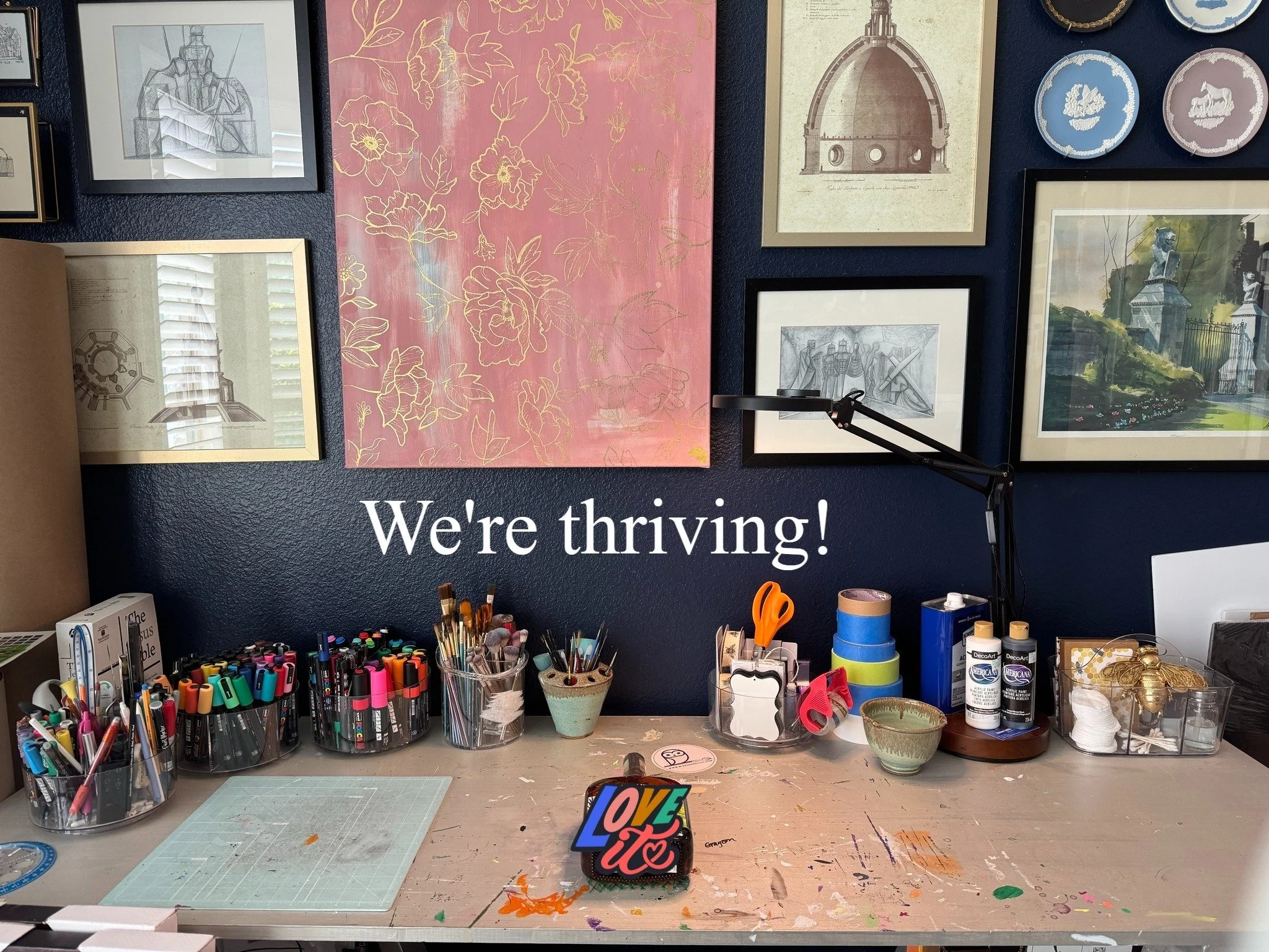 Spilled my coffee all over my desk today.

Which, apparently, was exactly the motivation I needed to finally clean the top and under it.

And I have to say&hellip; it looks amazing.
Organized. Fresh. Productive. Like someone who really has their life