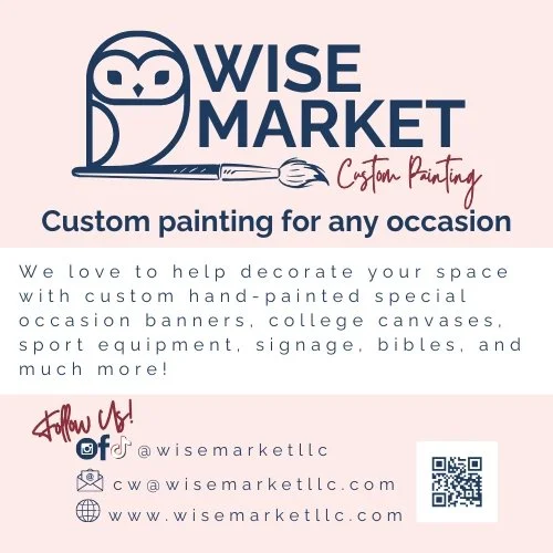 Some gifts get opened.
Some gifts get remembered forever.

I&rsquo;ve been quietly working on several graduation surprises for some special local families, and I can&rsquo;t wait to share them soon.

Until then, just know the paint table is full and 