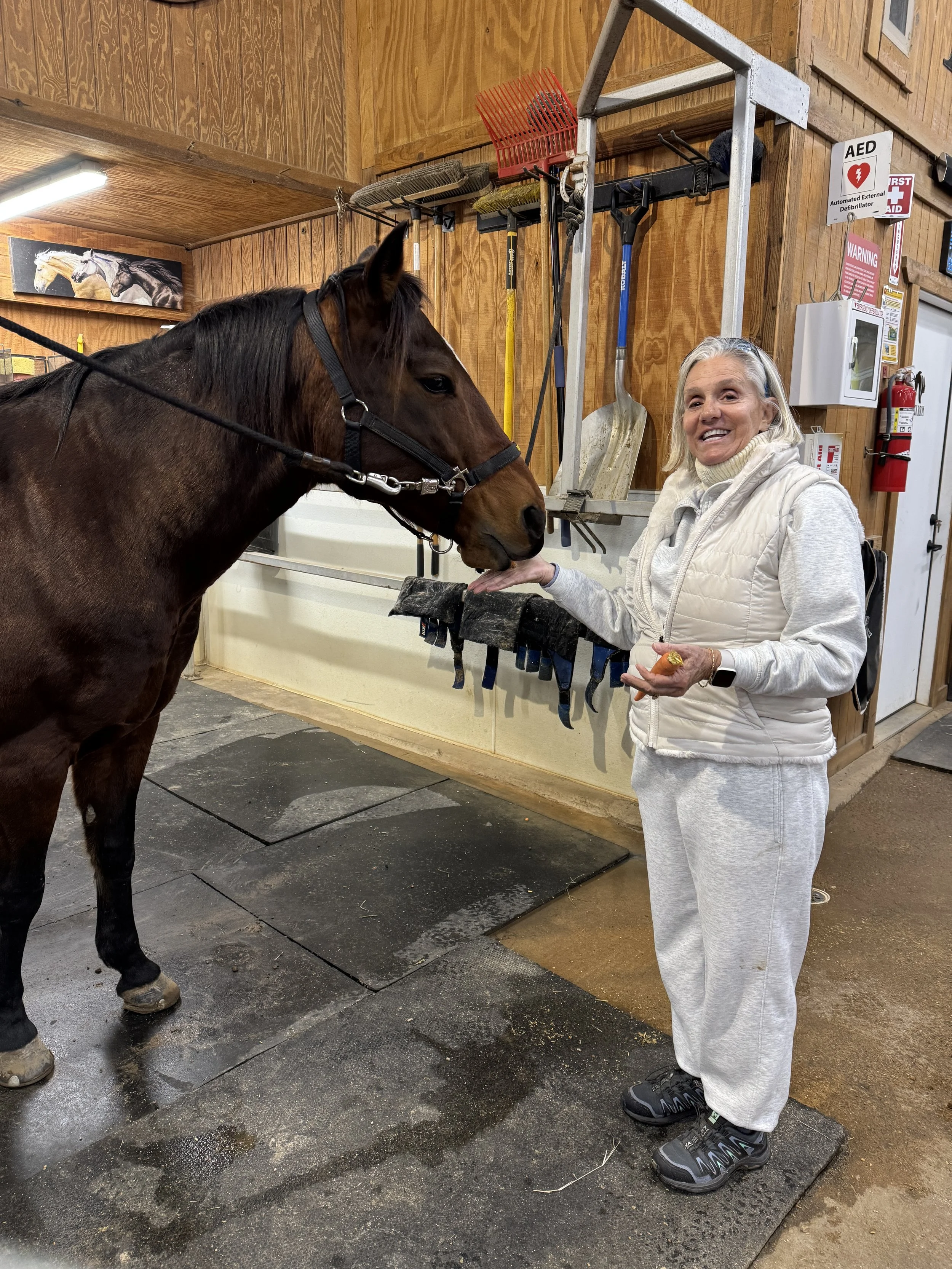 Yay! The spa and treat lady is back!