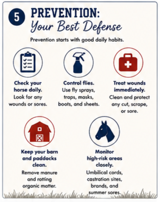 Infographic New World Screwworm Prevention