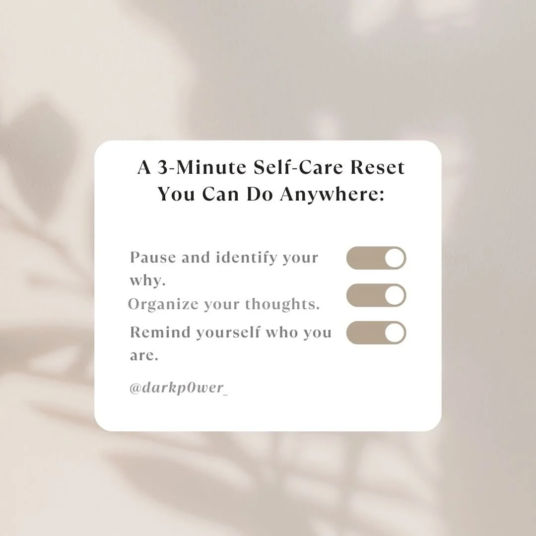 Rest isn&rsquo;t a reward for hard work&mdash;it&rsquo;s a part of your power.

When we pause and organize our thoughts, we remember: we&rsquo;ve always been the plan.

🖤 You are your peace.

#PowerInPause #SelfCareIsPower #YouAreThePlan #Darkp0wer 