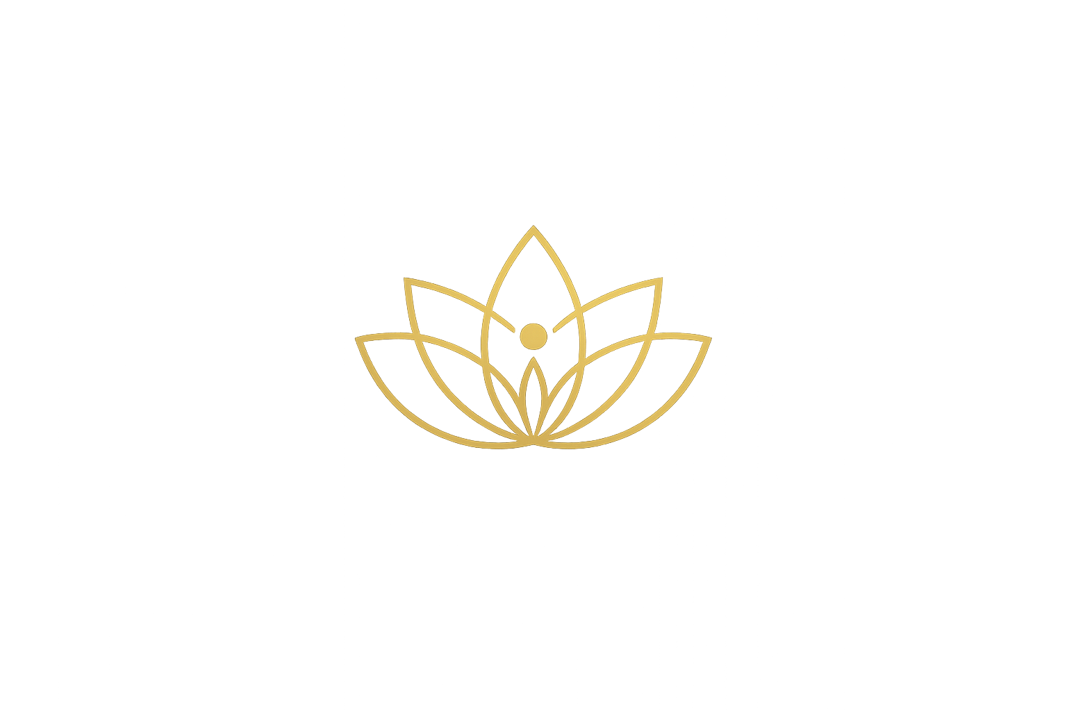 Gold lotus flower on transparent background.png