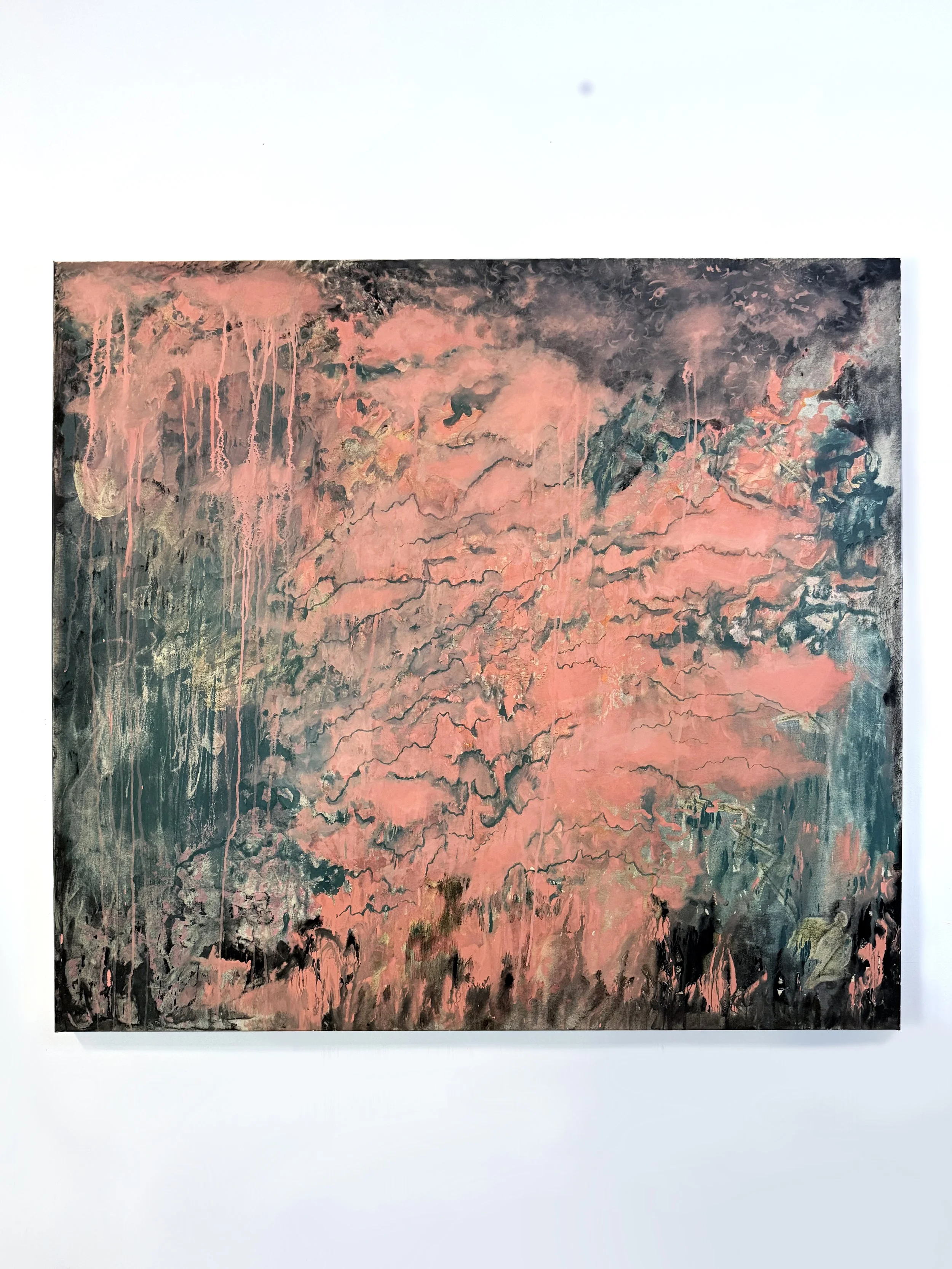 play with what's there | 148 x 162 cm