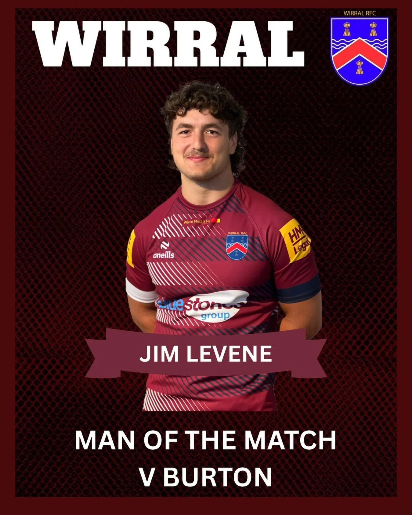 Today&rsquo;s man of the match V Burton goes to @jim.levene101 👏🏼