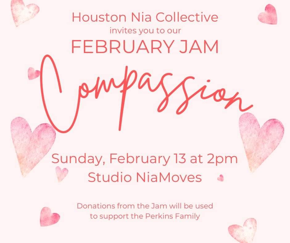 Nia Jam Rescheduled - 2/13/2022