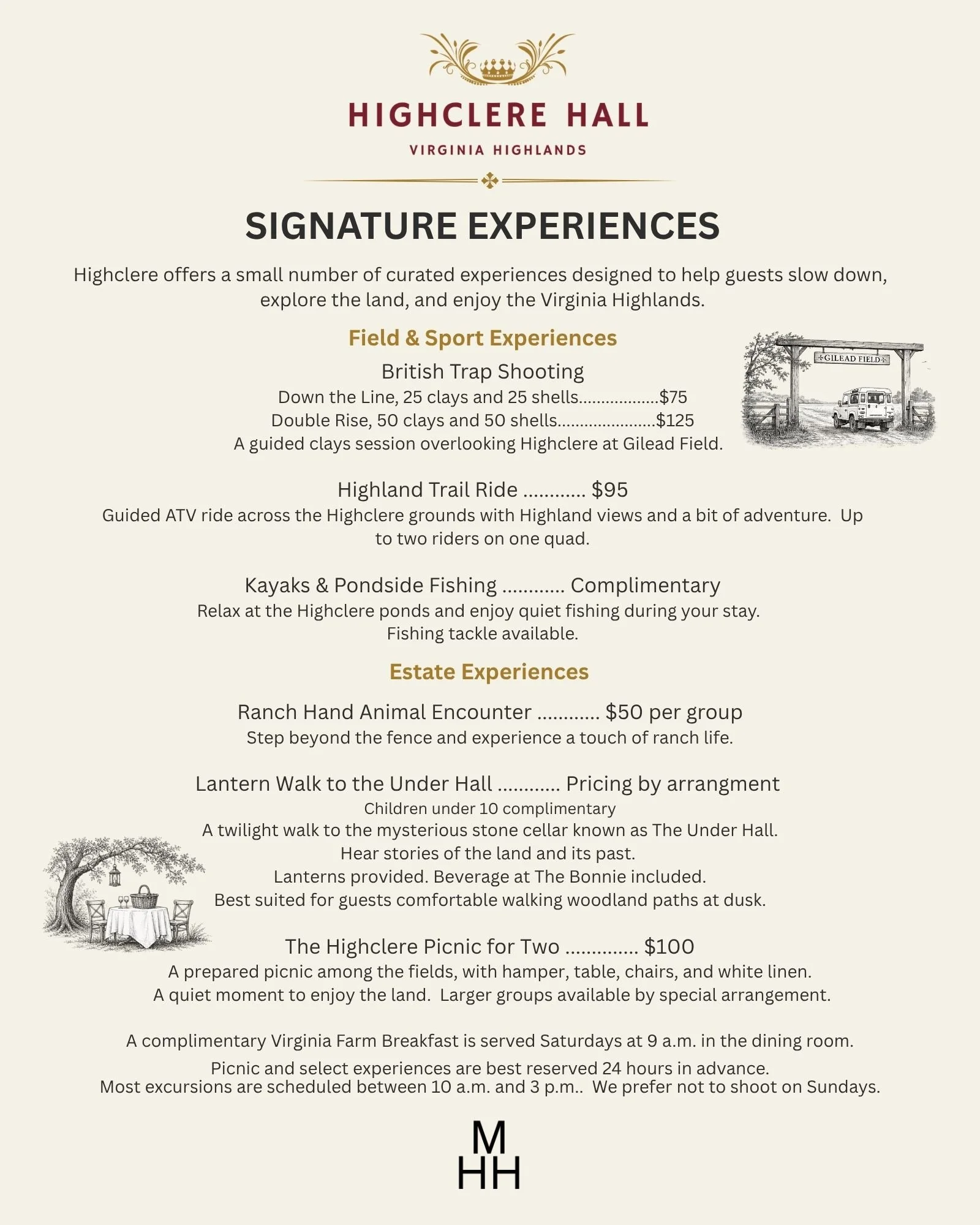 Signature Experiences