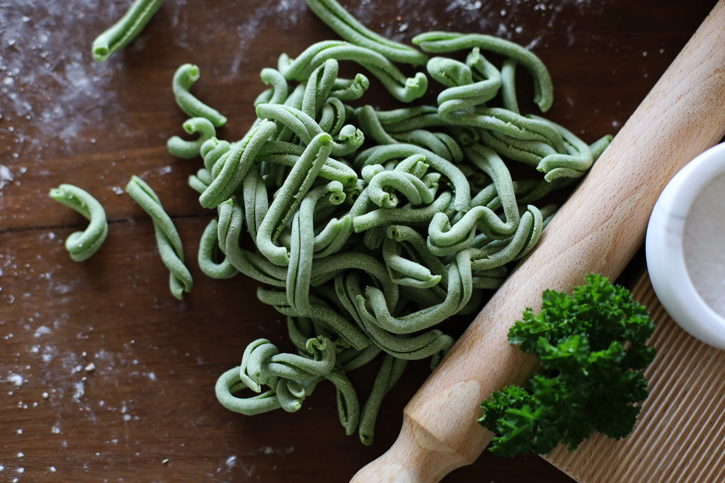 Pasta di Puglia Spinach Caserecce