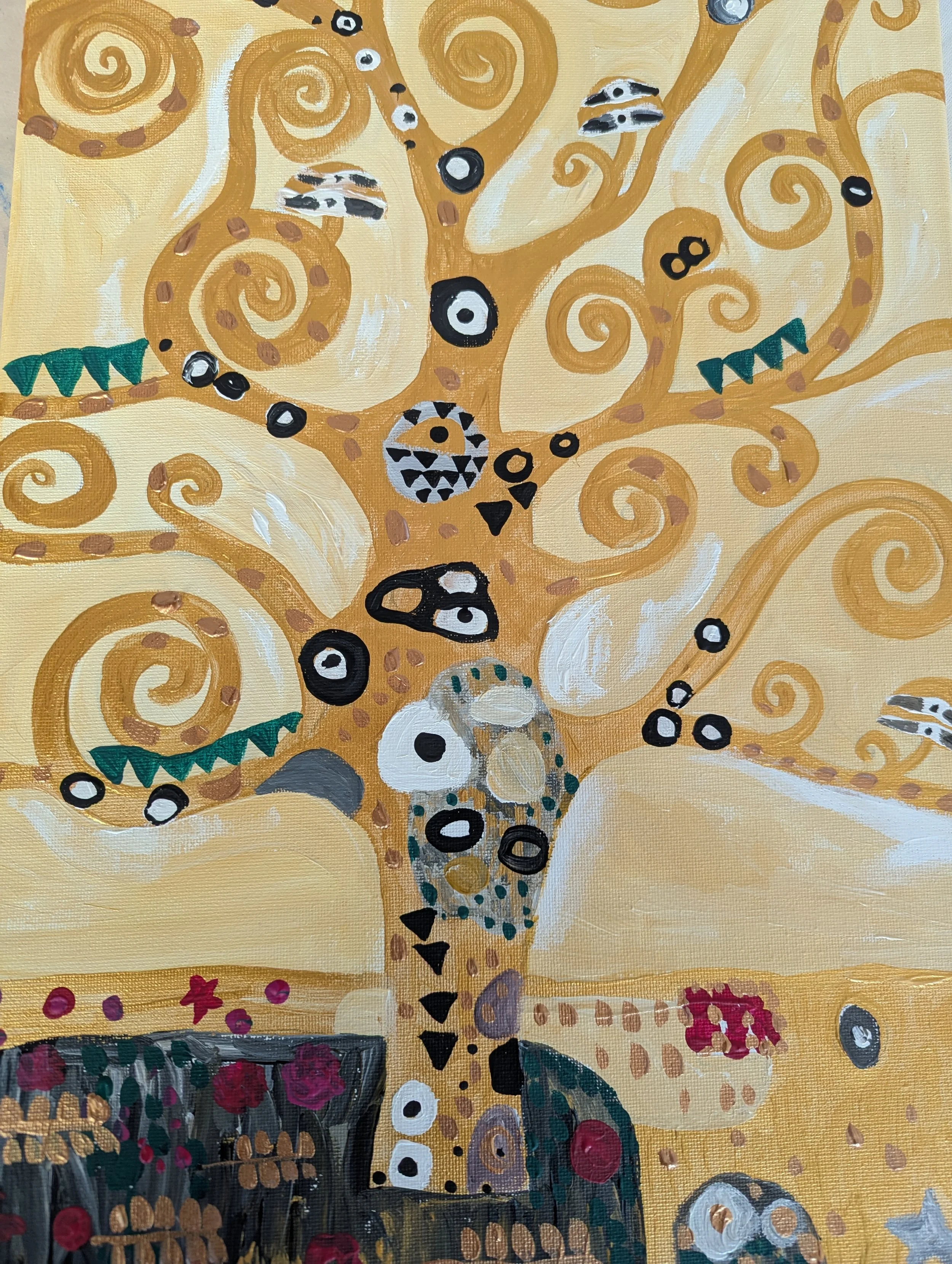 Tree of Life Klimt Style