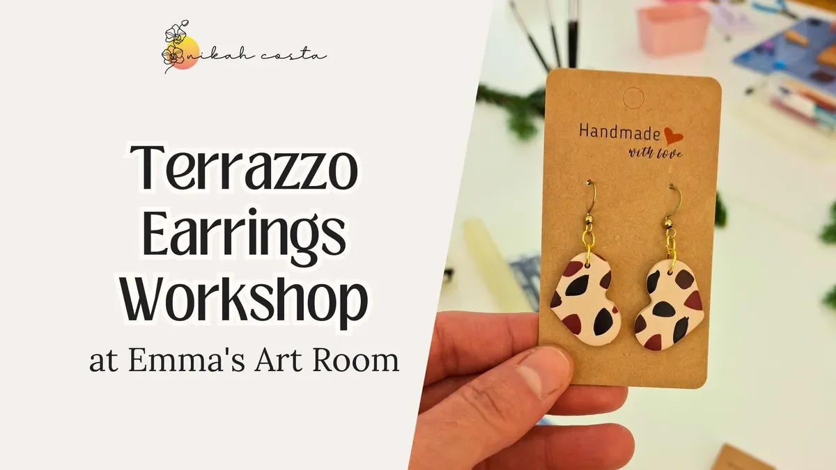 Terrazzo Polymer Clay Earring Workshop