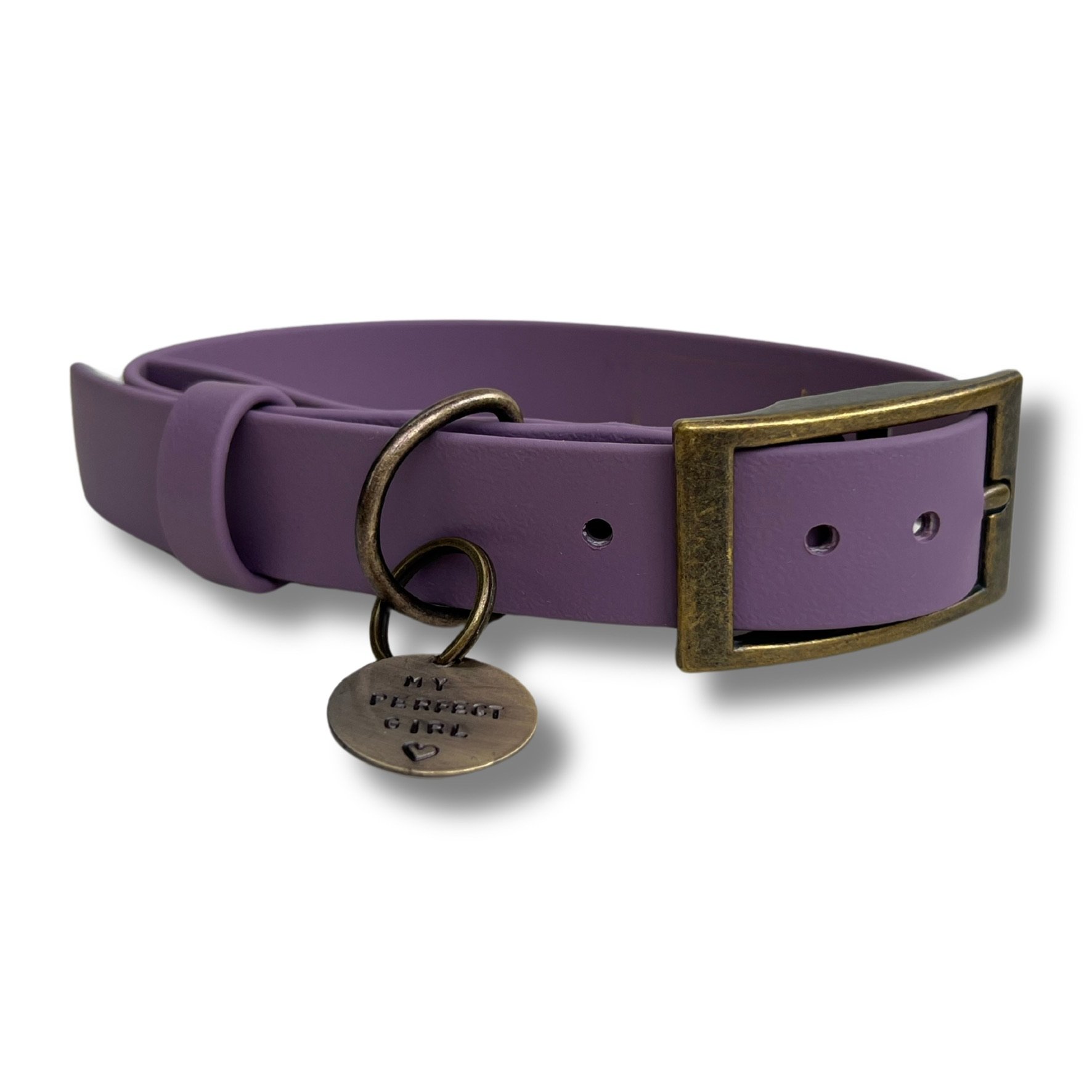Dashwood Dog Lavender Single Keeper Waterproof Biothane® Collar