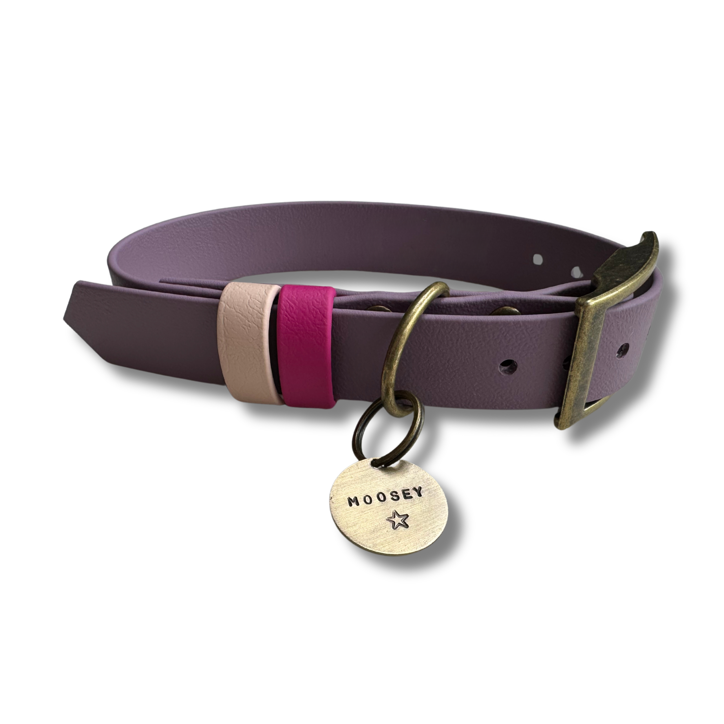 Dashwood Dog Lavender Double Keeper Waterproof Biothane® Collar