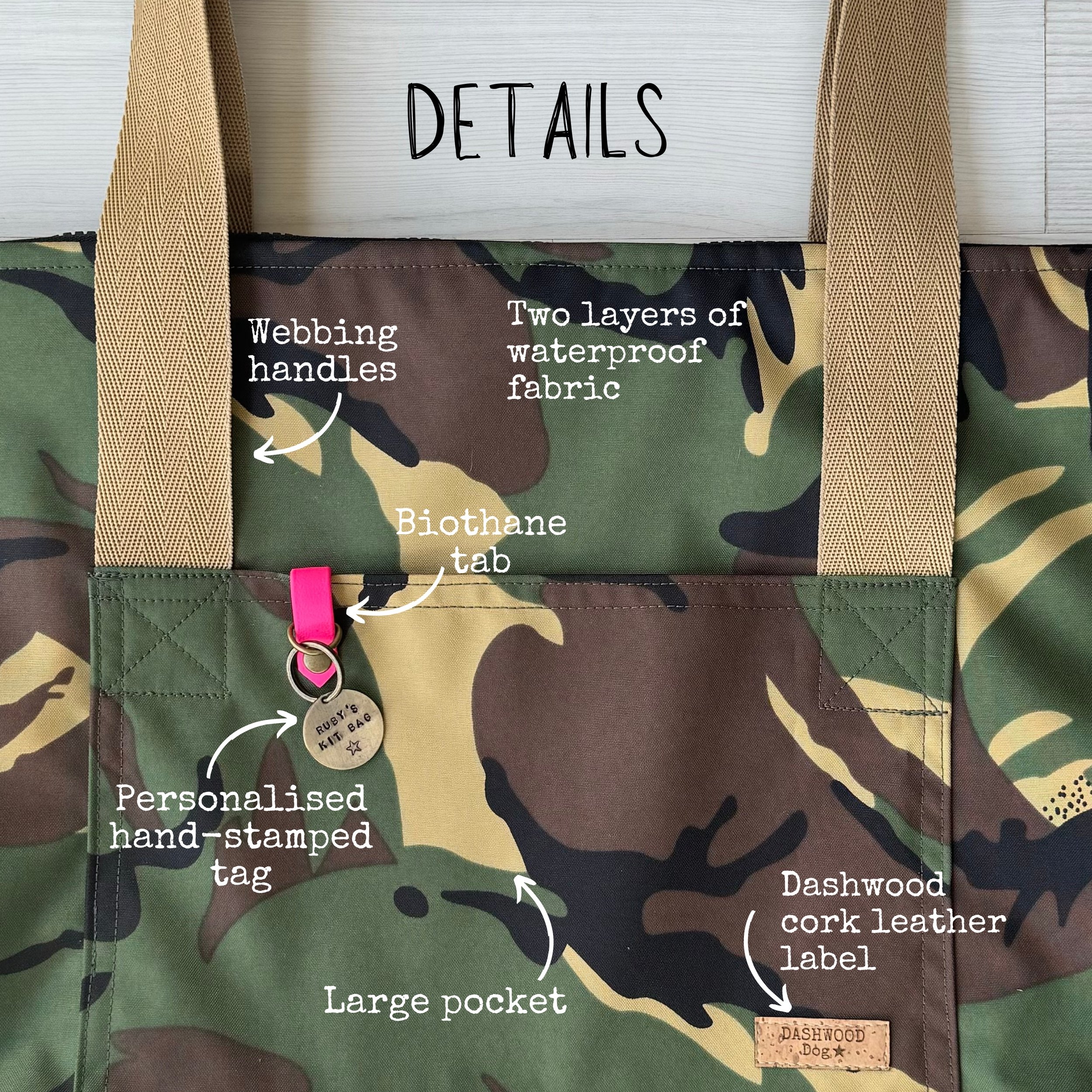 Dashwood Dog oversized waterproof kit bag