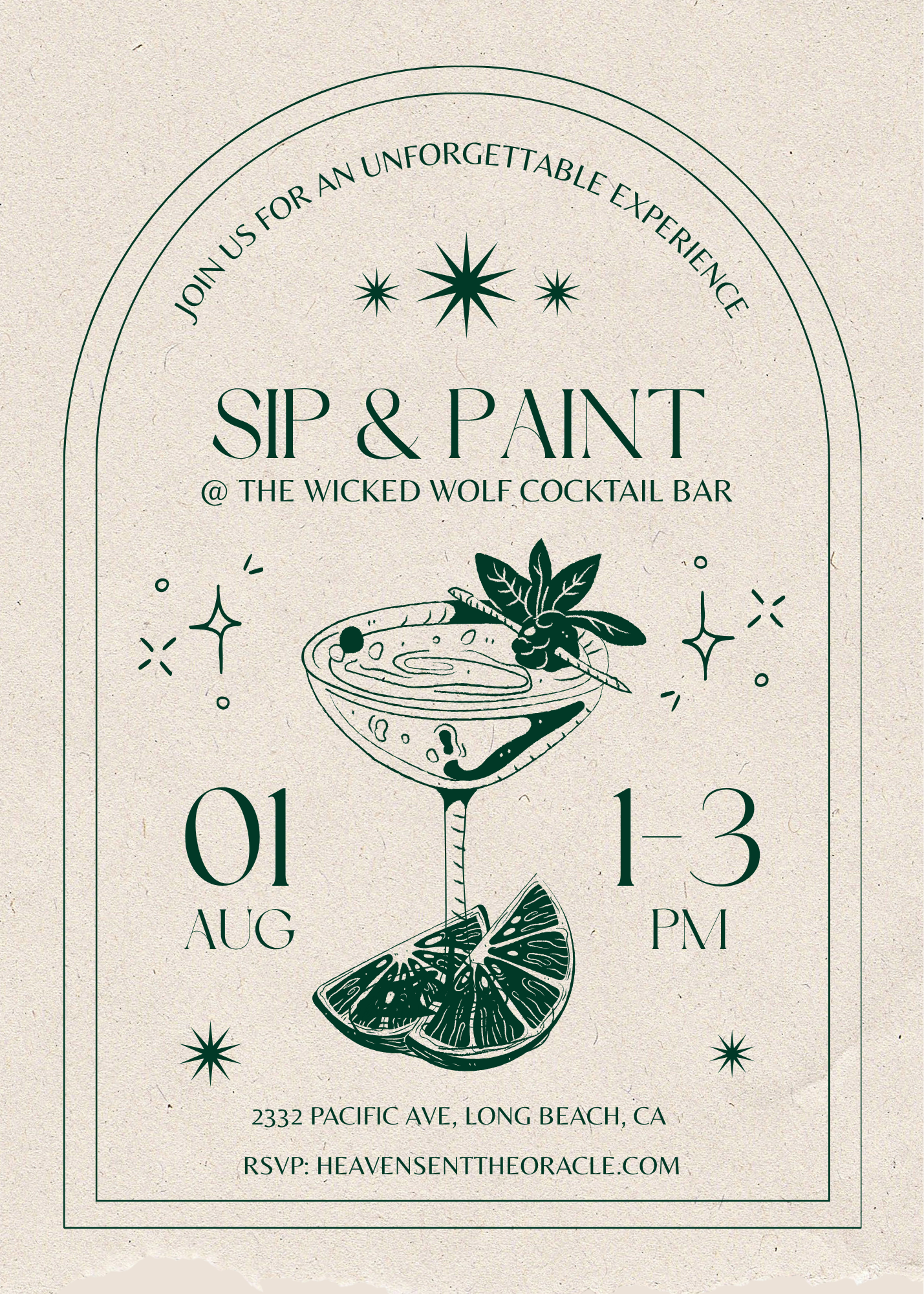 8/1/2026 Paint & Sip @ Wicked Wolf Bar & Tea Lounge