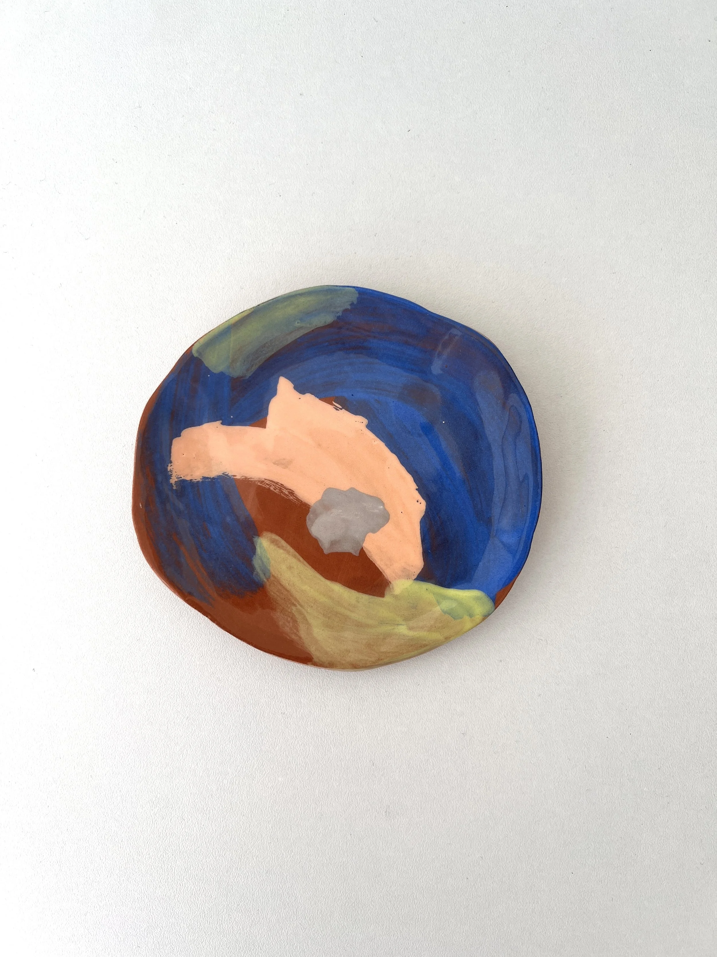 Coupelle bleue