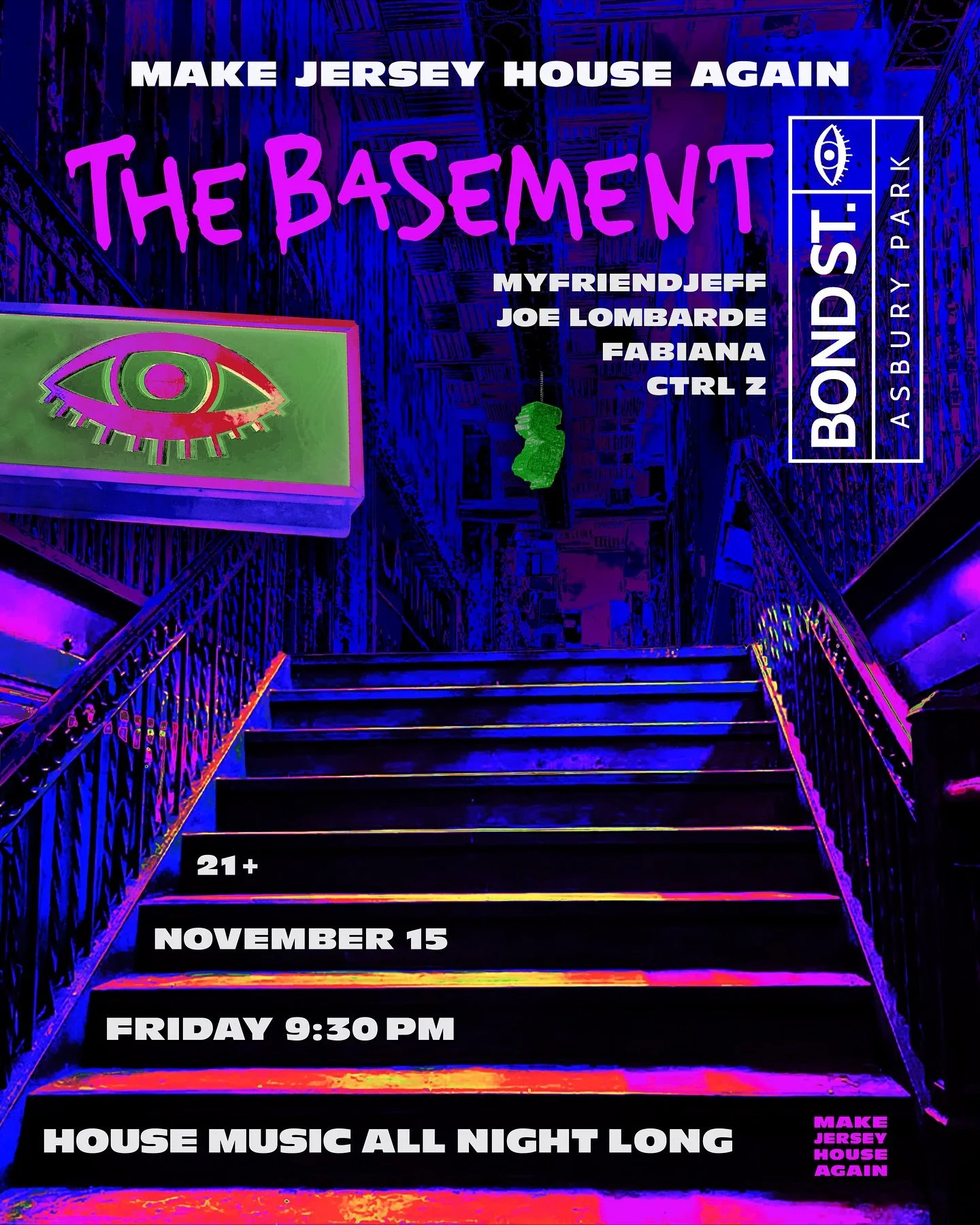 Friday Night!!! We take over Bond Street Basement with a bunch of talented artists!! Don&rsquo;t miss this one!

Fabiana, the Brazilian native expresses her deep connection to the tribal sounds &amp; drums of Afro House which take her back to her roo