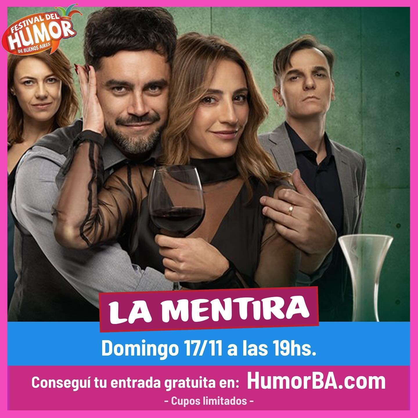 Llega una nueva edici&oacute;n de #HumorBa 😂❤️🍿🤪
Los invitamos a disfrutar de la programaci&oacute;n 2024 con entradas gratuitas (cupos limitados) para comedias de primer nivel, workshops, conferencias y entrevistas! 
Toda la info en www.HumorBA.c